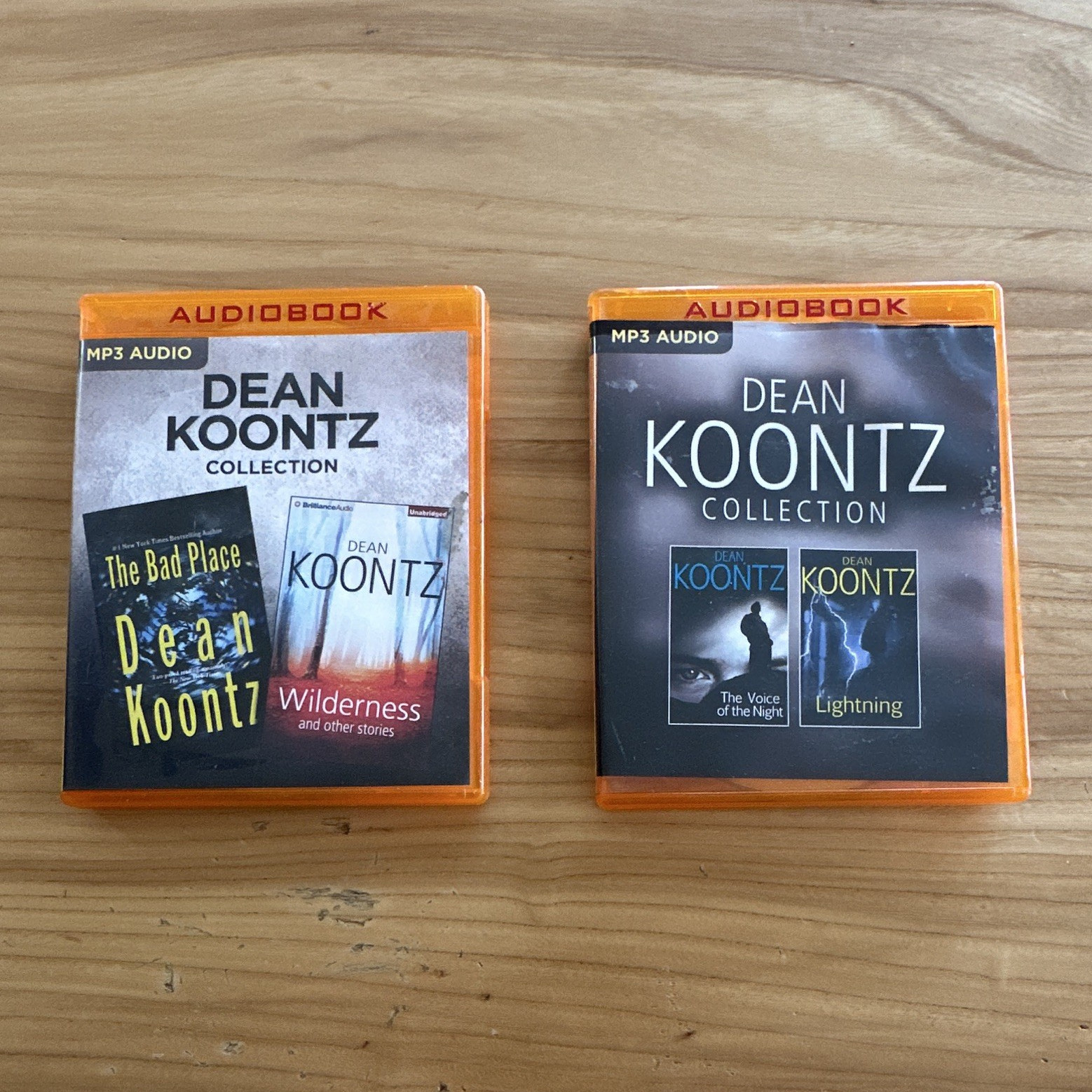 Brilliance Audio Dean Koontz MP3 CD Audiobook Lot Unabridged Lightning + More