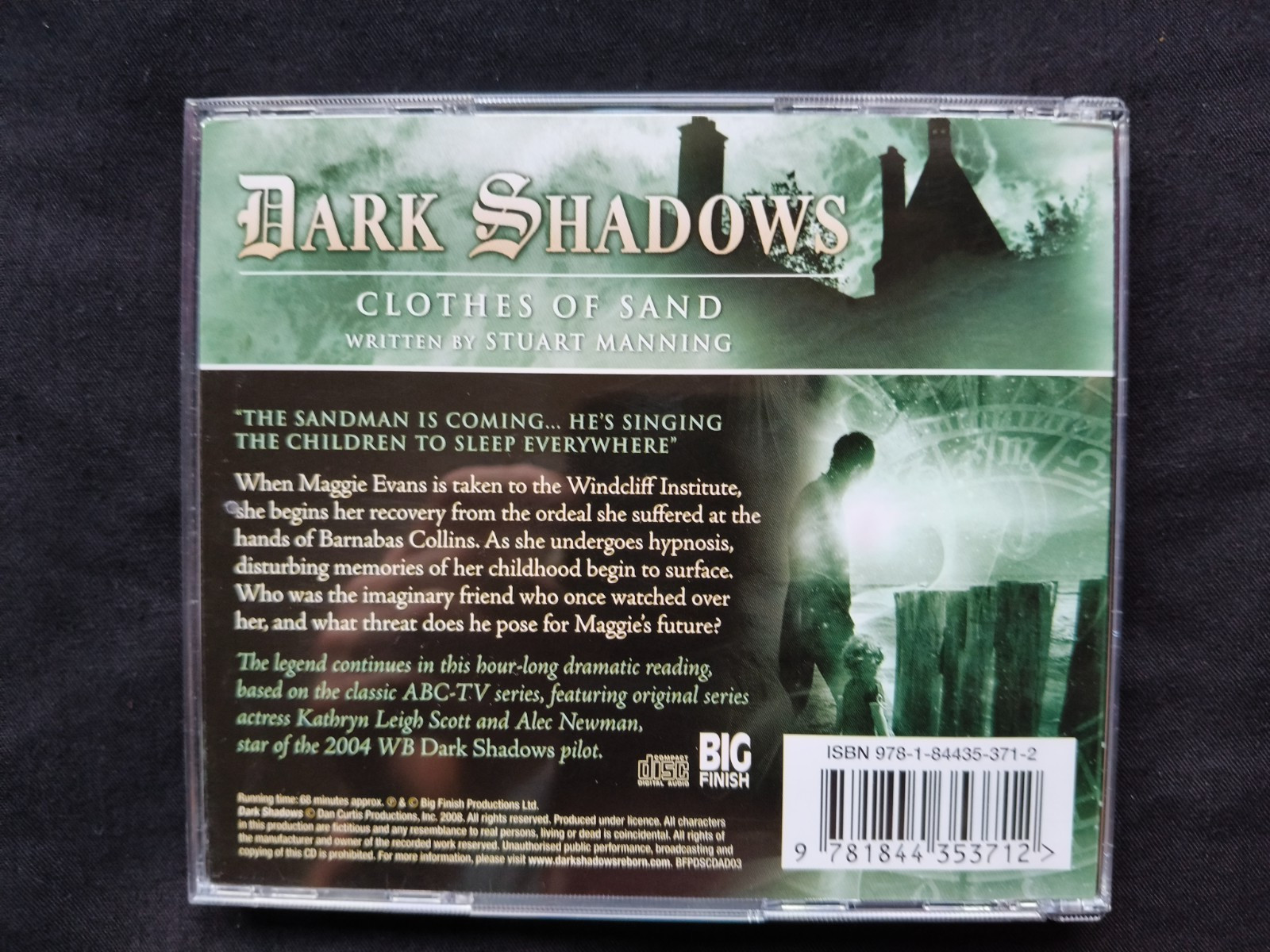 DARK SHADOWS — #3 CLOTHES OF SAND — BIG FINISH — OUT OF PRINT