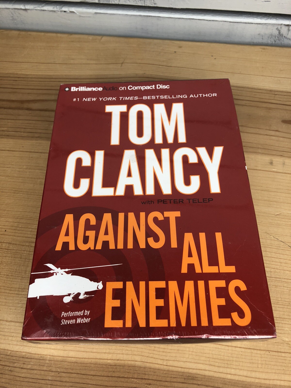 Against All Enemies — Tom Clancy — CD Audiobook — Narrated By Steven Weber — NIB
