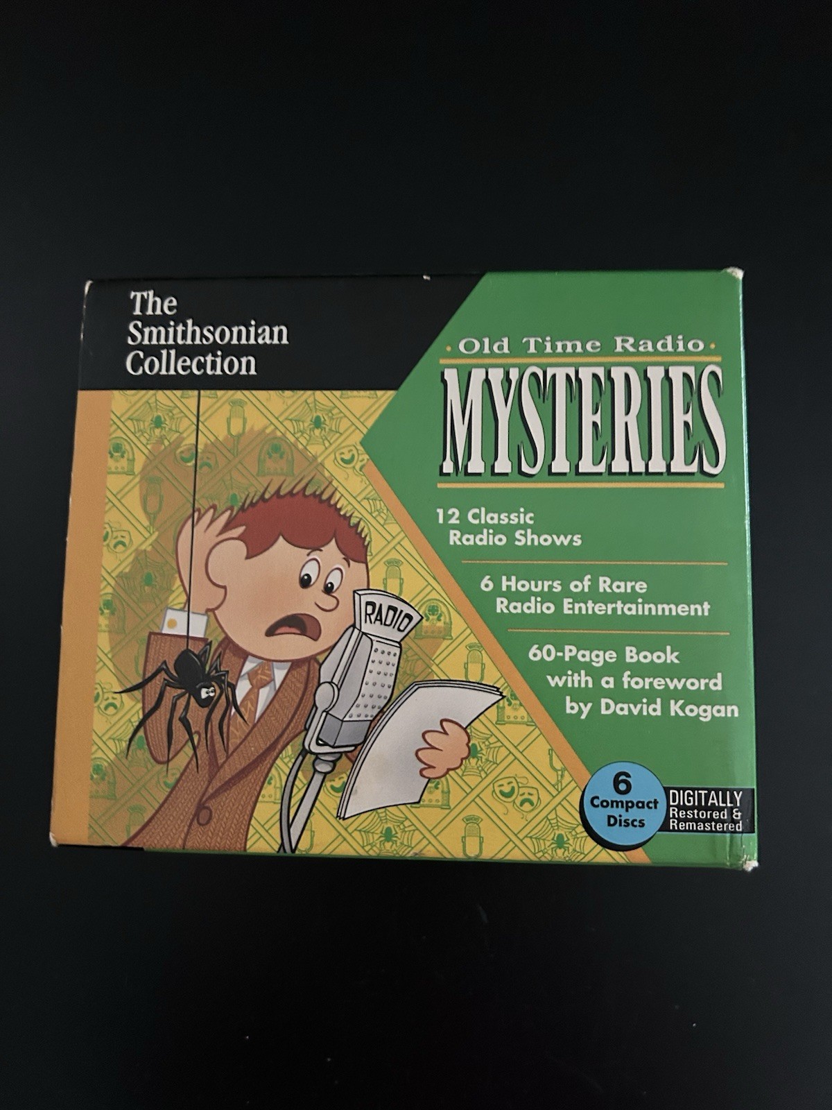 Vintage Smithsonian Collection Old Time Radio Mystery’s 6 Disc 12 Mysteries
