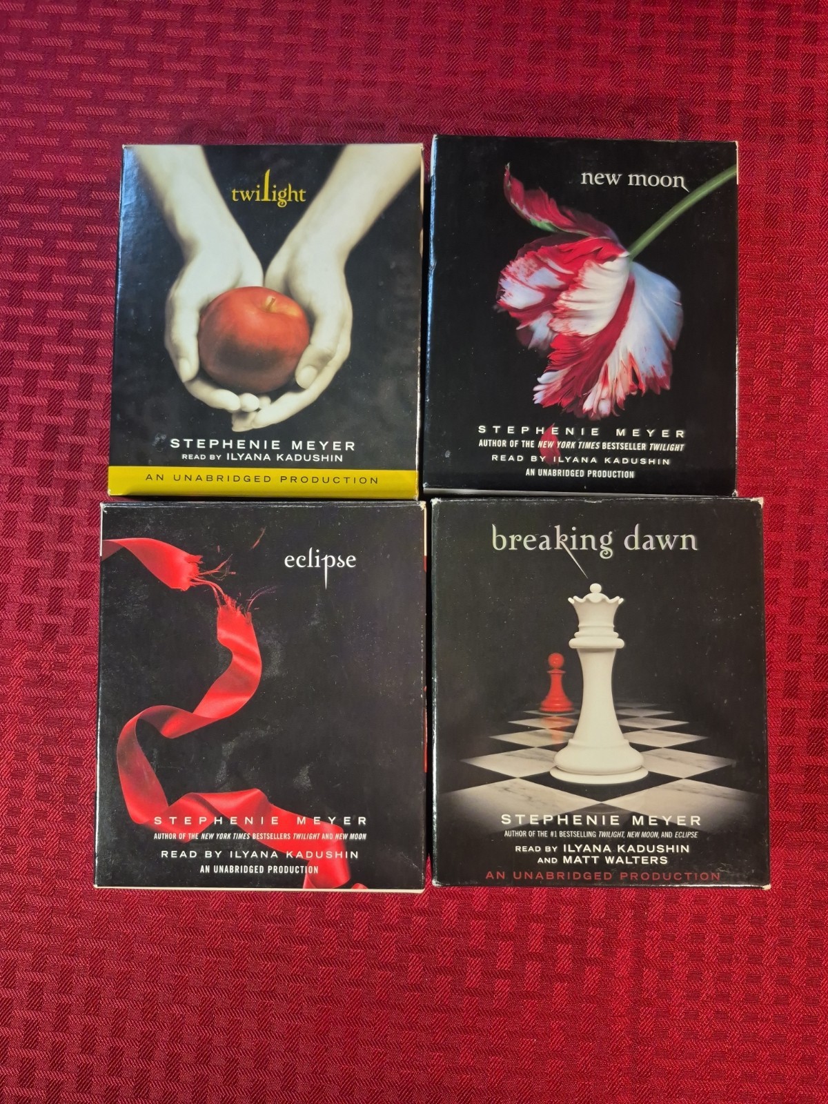 Twilight 1-4 Audiobook CD’s by Stephenie Meyer. See Description