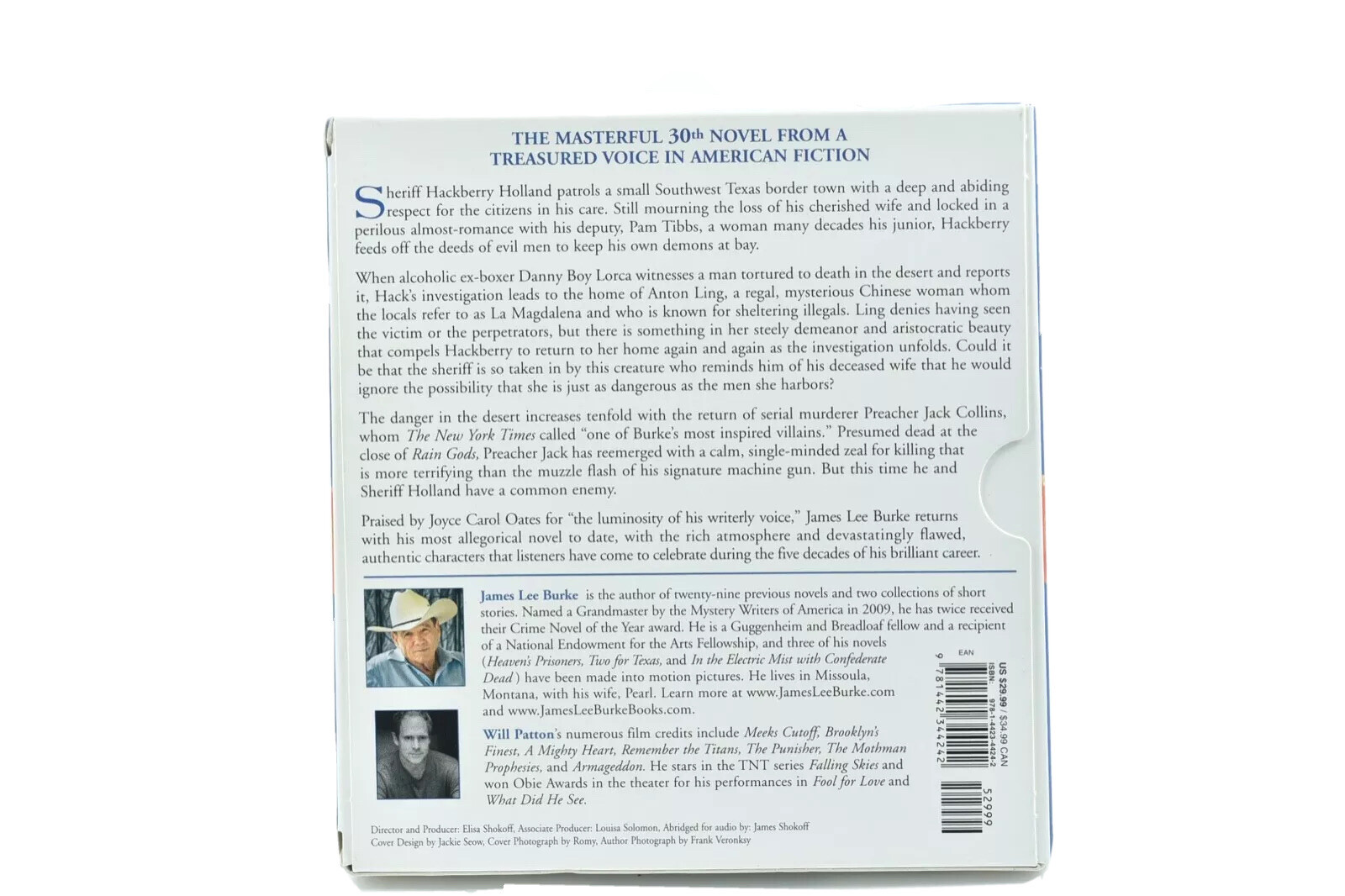 Feast Day Of Fools — James Lee Burke-Audiobook On 6 CDs- Abridged — Will Patton