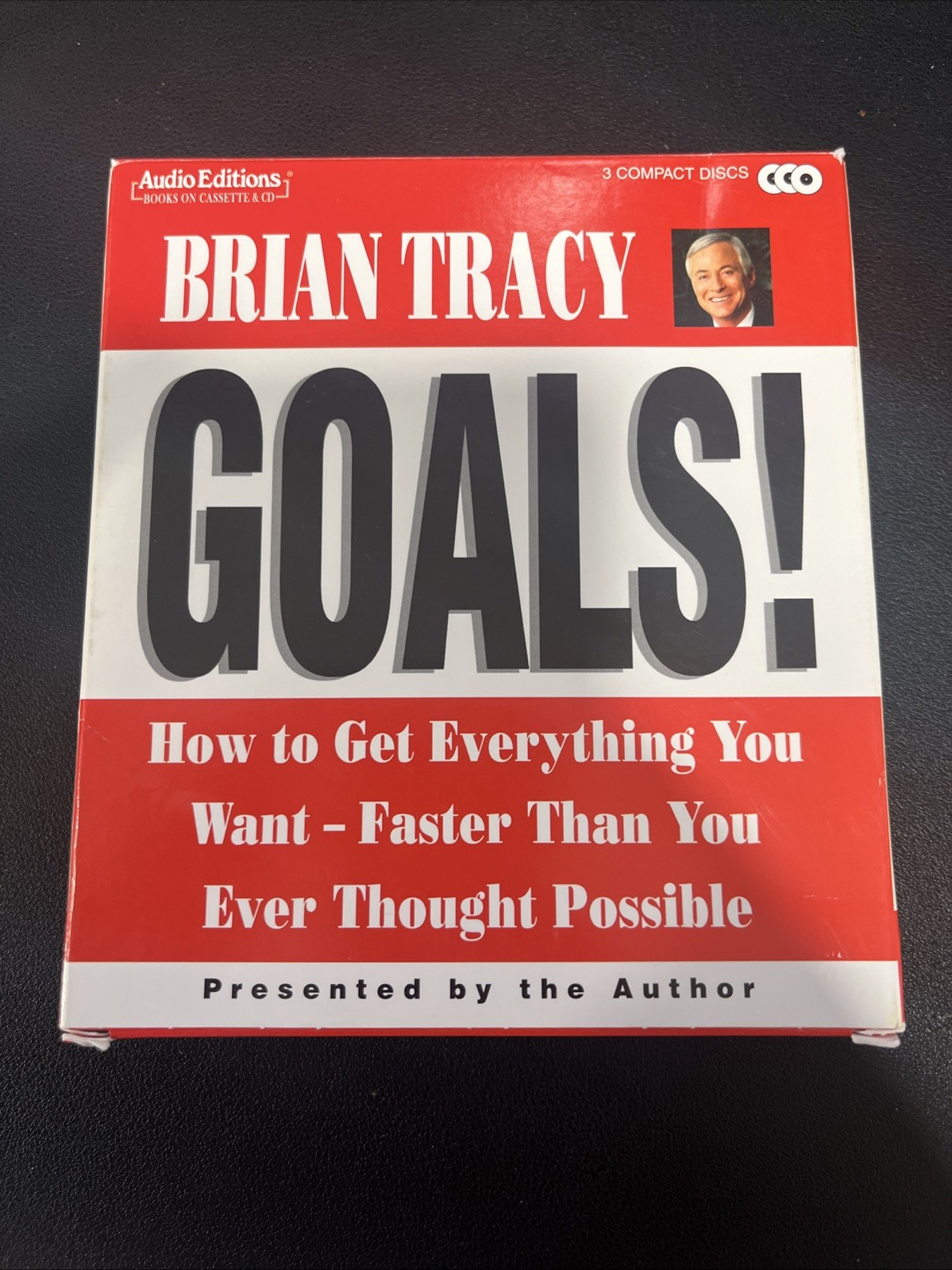 Brian Tracy Goals CD Audiobook Set BBC Audio Self Help Motivational Abridged