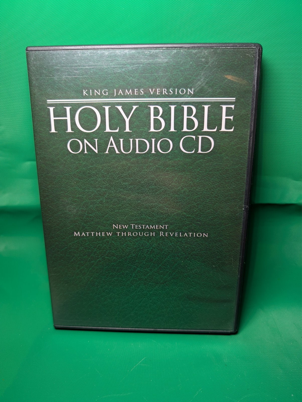 Holy Bible Audio CD MP3 New Testament King James Version KJV Braun Media VG+
