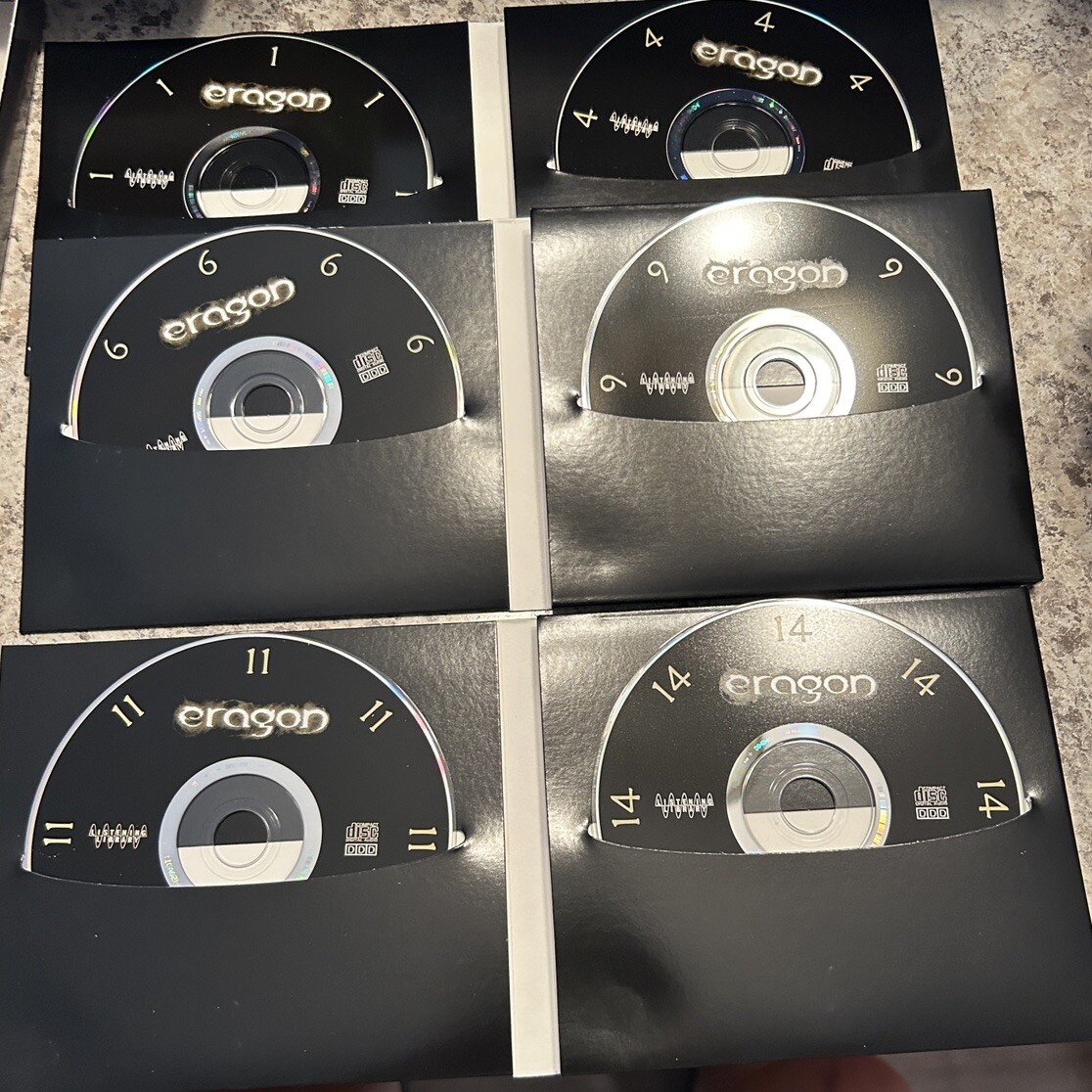 Inheritance Cycle Ser.: Eragon by Christopher Paolini 14 Audio CD’s