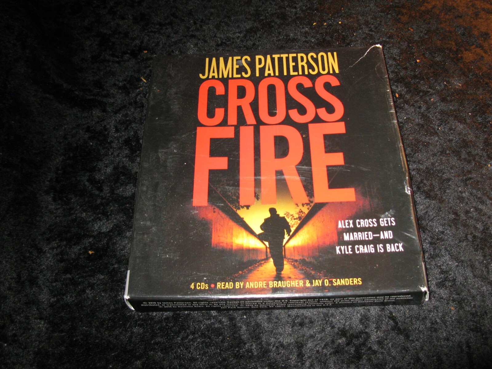 🔥 AUDIOBOOK 4 CD James Patterson Alex Cross ~ Cross Fire 4.5hrs Buy3 Get1