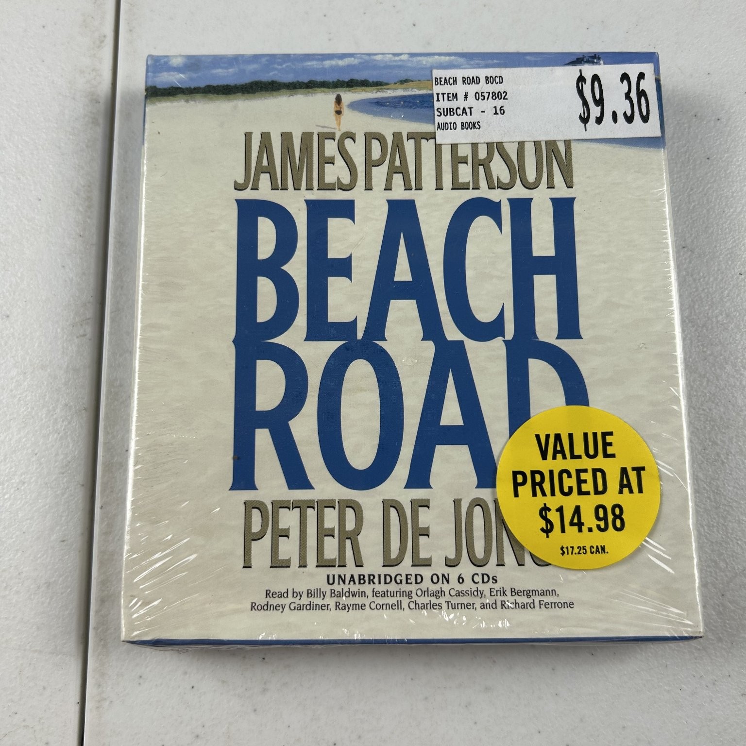 Beach Road by James Patterson Audiobook CDs Unabridged 6 Discs
