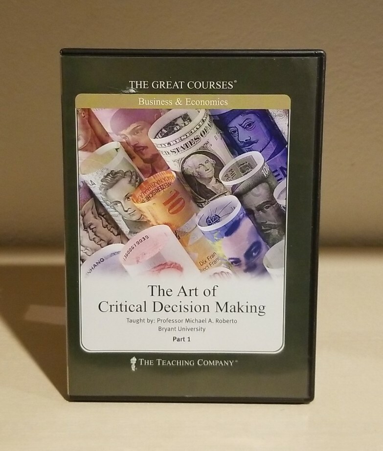The Art of Critical Decision Making Part 1 (6 Disc Set)