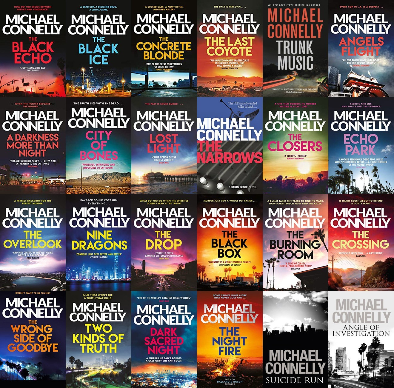 The HARRY BOSCH Series By Michael Connelly — 32 MP3 Audiobook Collection