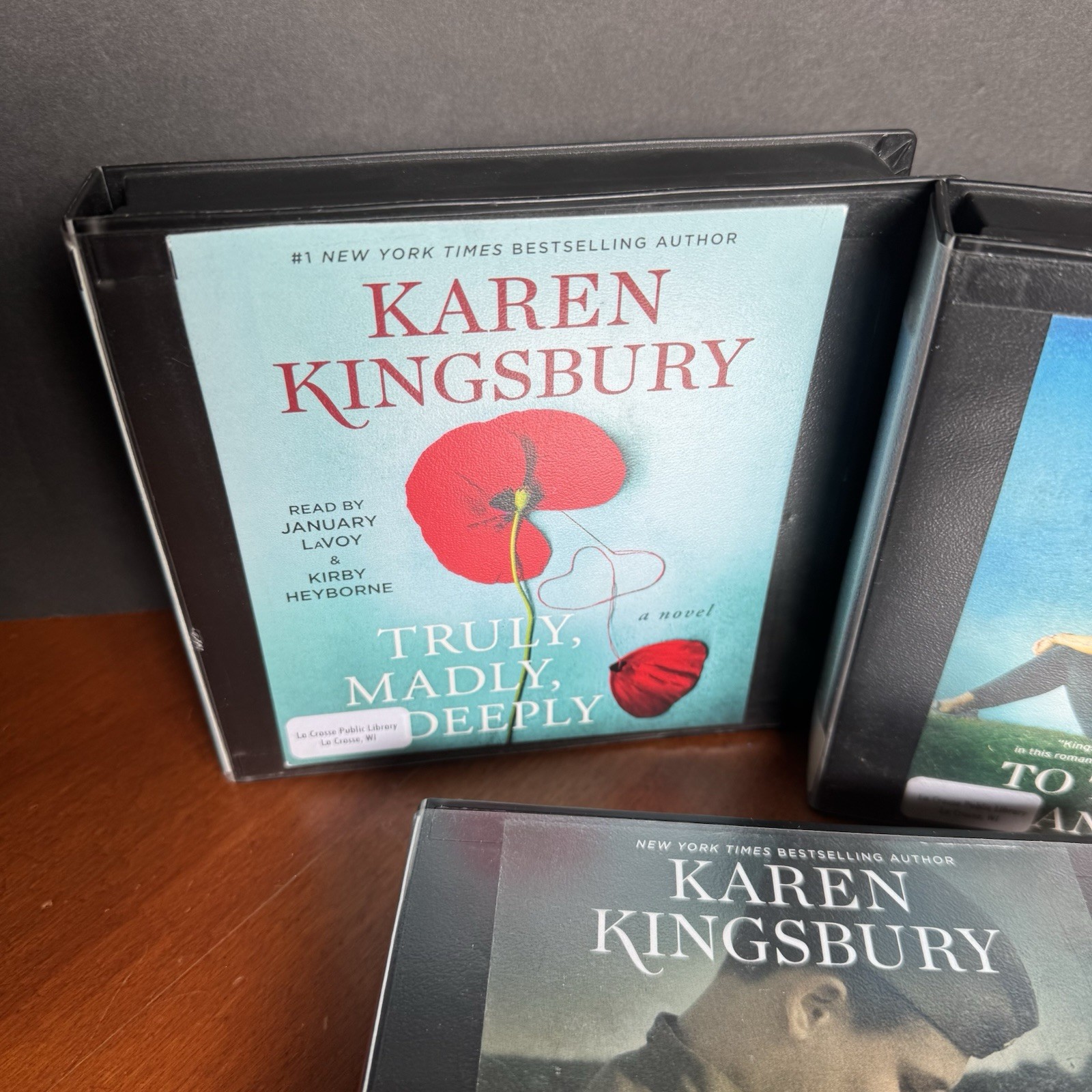 Lot: 3 Karen Kingsbury Audio Book CD Truly Madly Deeply To Moon and Back Once