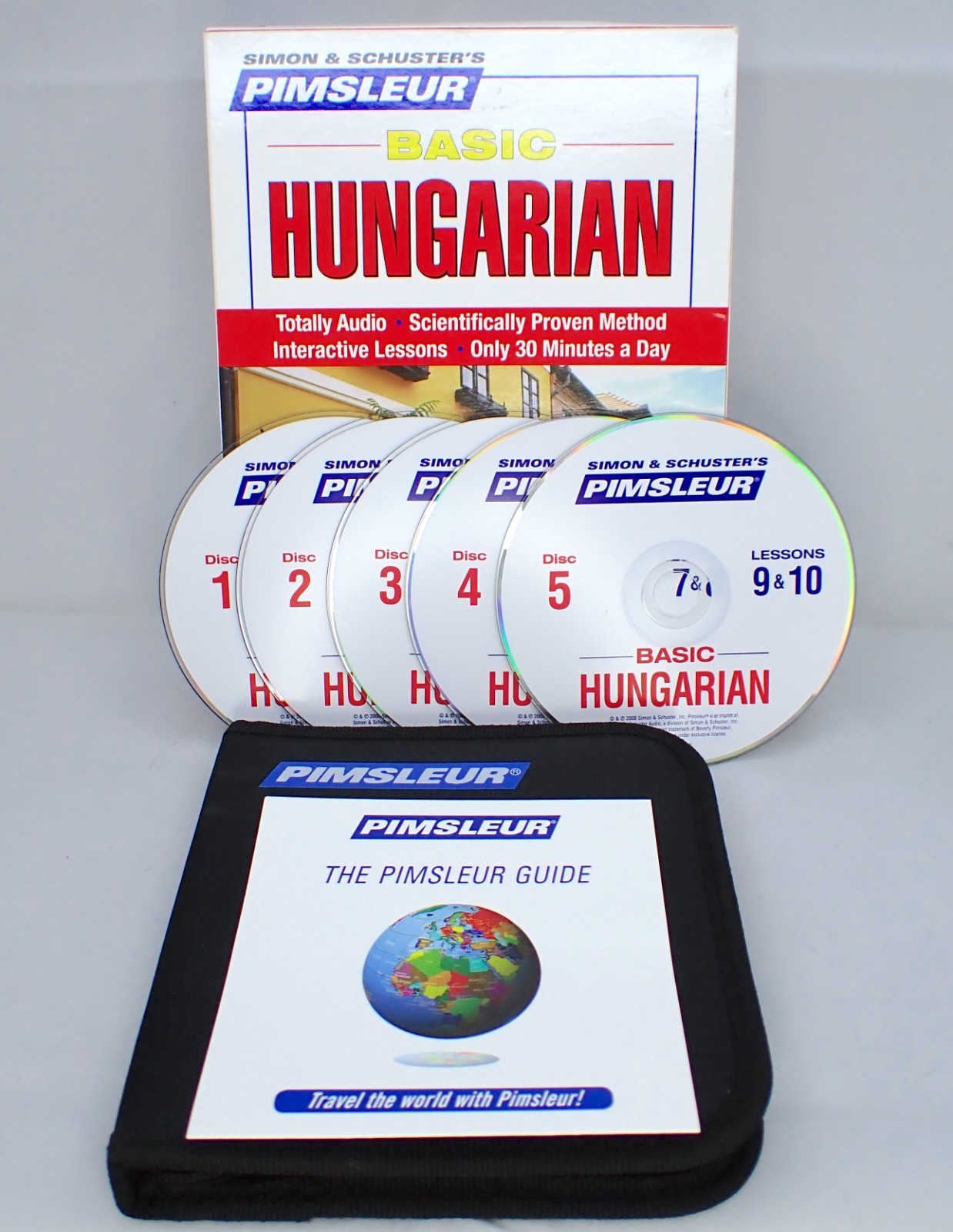 Pimsleur Hungarian Basic Course — Level 1 Lessons 1-10 CD + BONUS FSI Course CD