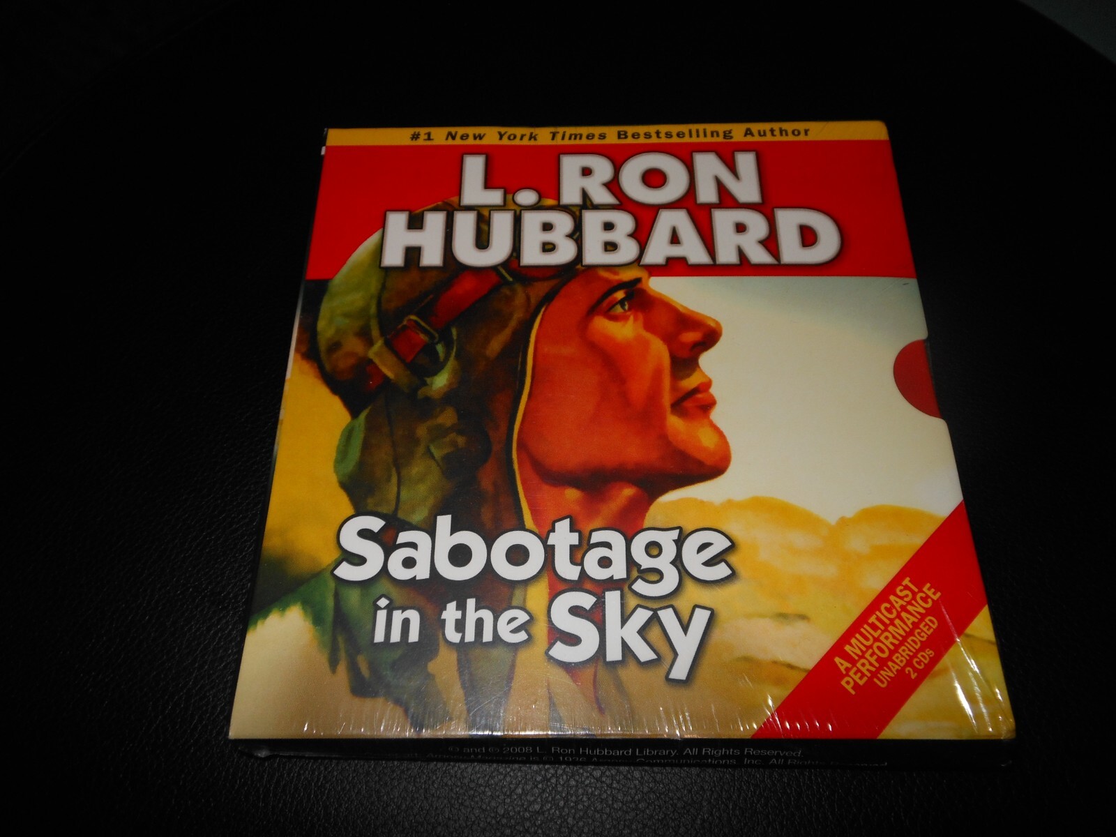 L Ron Hubbard Audio Book Compact Disc 2 CD’s Set New Sealed Sabotage in the Sky