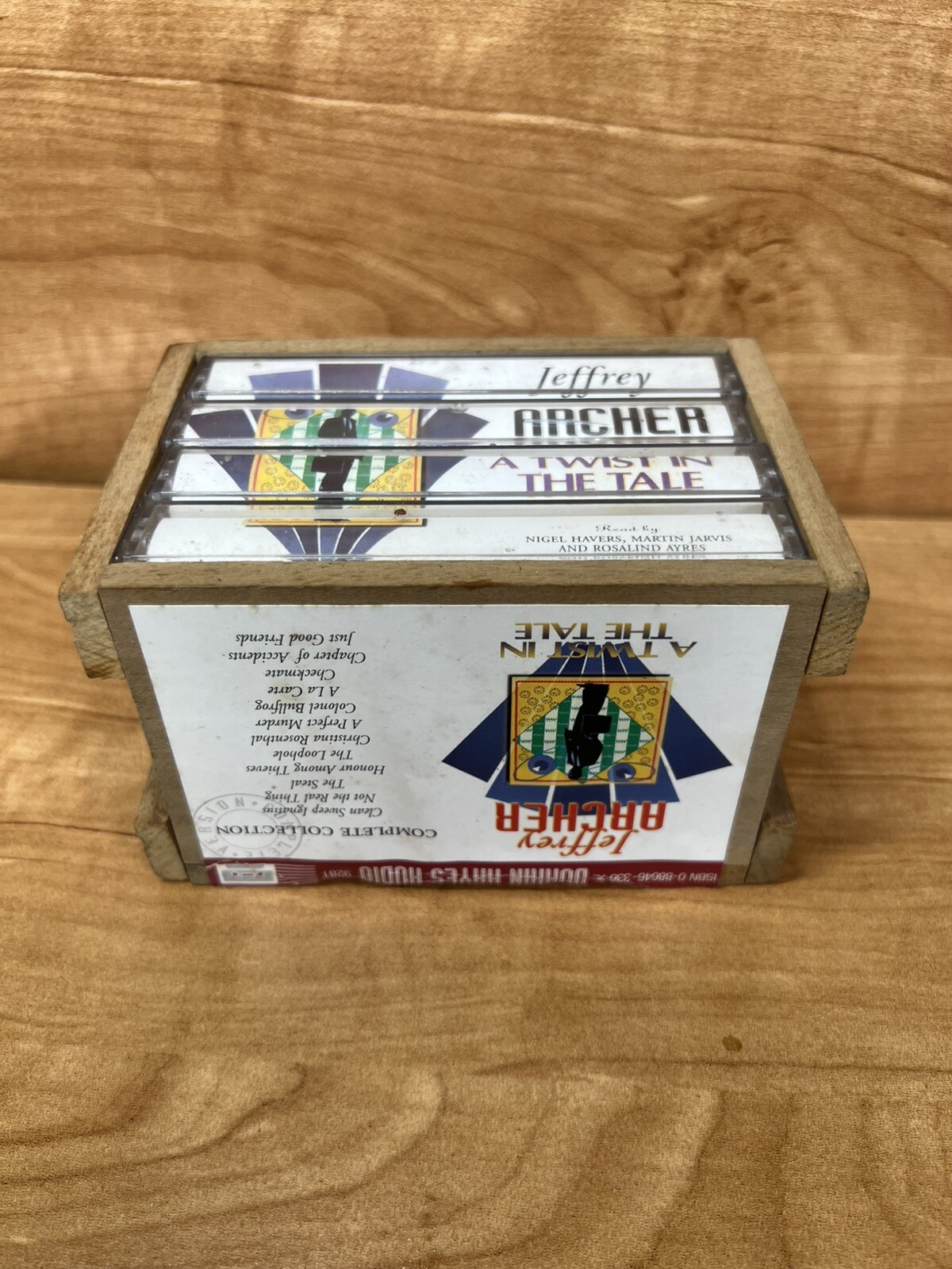 Jeffery Archer A Twist In The Tale -A Perfect Murder 4 Cassette Tape Collection