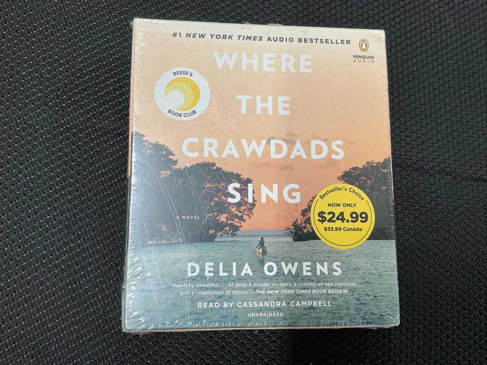 Where the Crawdads Sing Delia Owens By Penguin Audio CD Complete New, Sealed