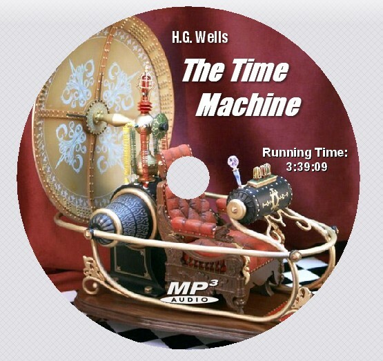 THE TIME MACHINE, H.G. Wells, Unabridged Audiobook MP3 CD