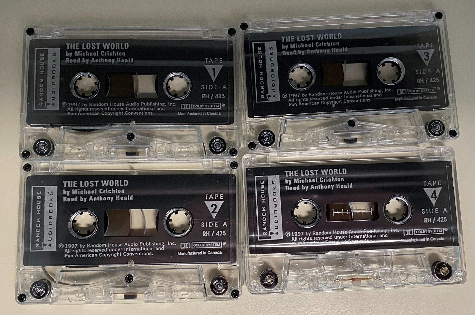 The Lost World by Michael Crichton Book 2 Audiobook Cassettes Abridged