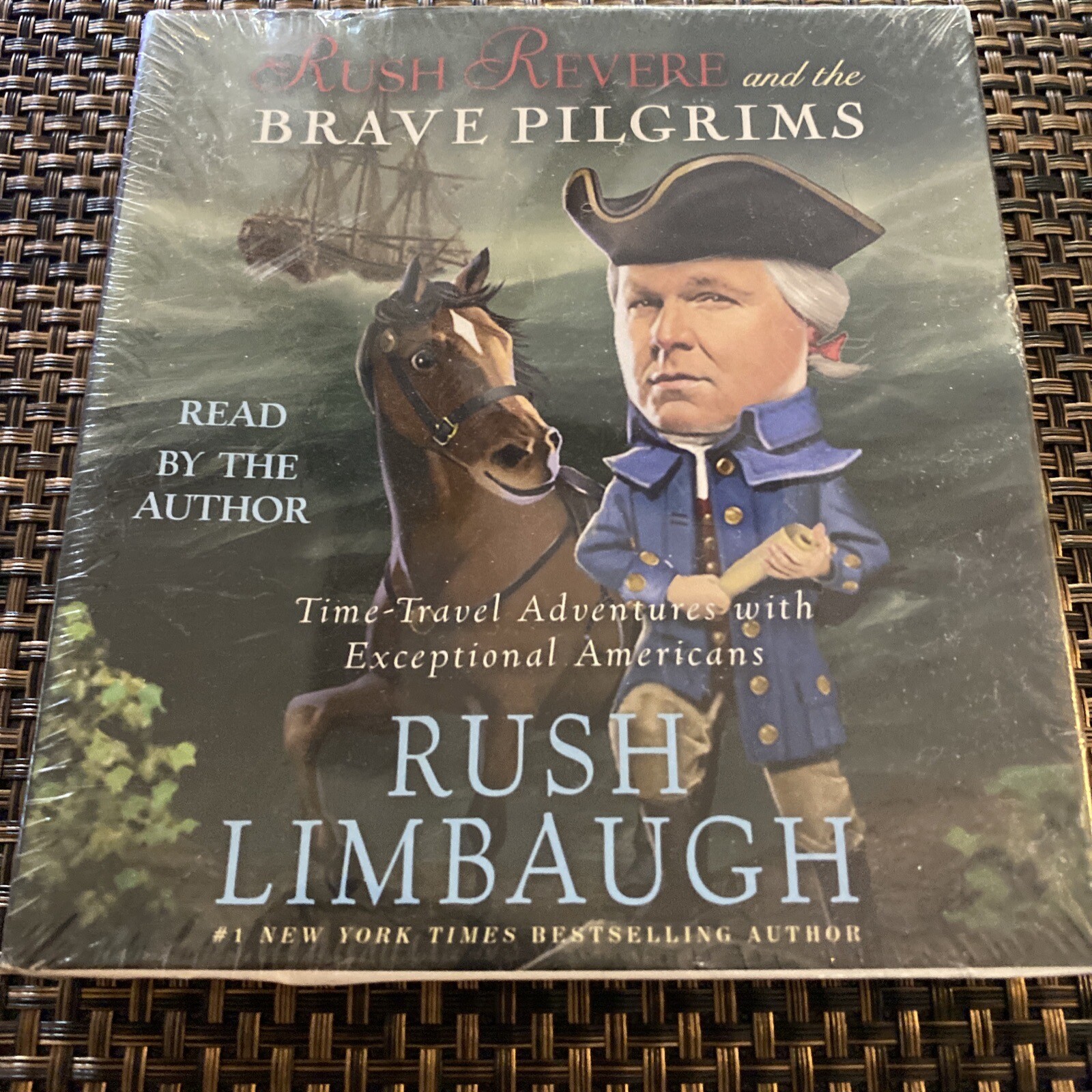 SEALED Rush Revere And The Brave Pilgrims Audio 4 CDs Read by Rush Limbaugh New