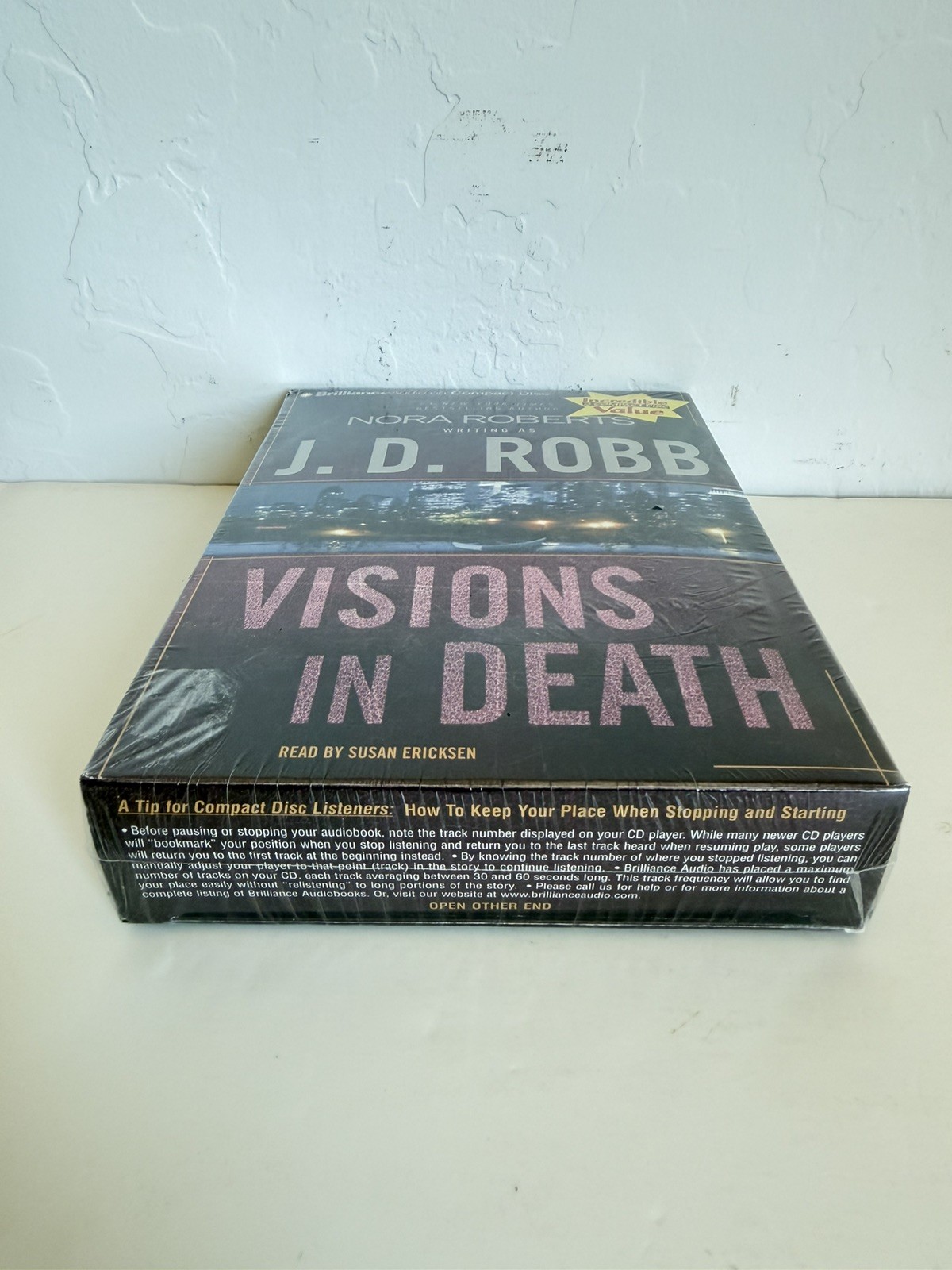 Visions in Death by J D Robb: Used Audiobook