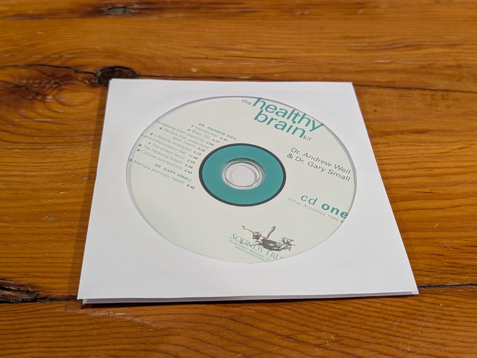 «The Healthy Brain Kit» by Dr. Andrew Weil & Dr. Gary Small 2 Audio CDs