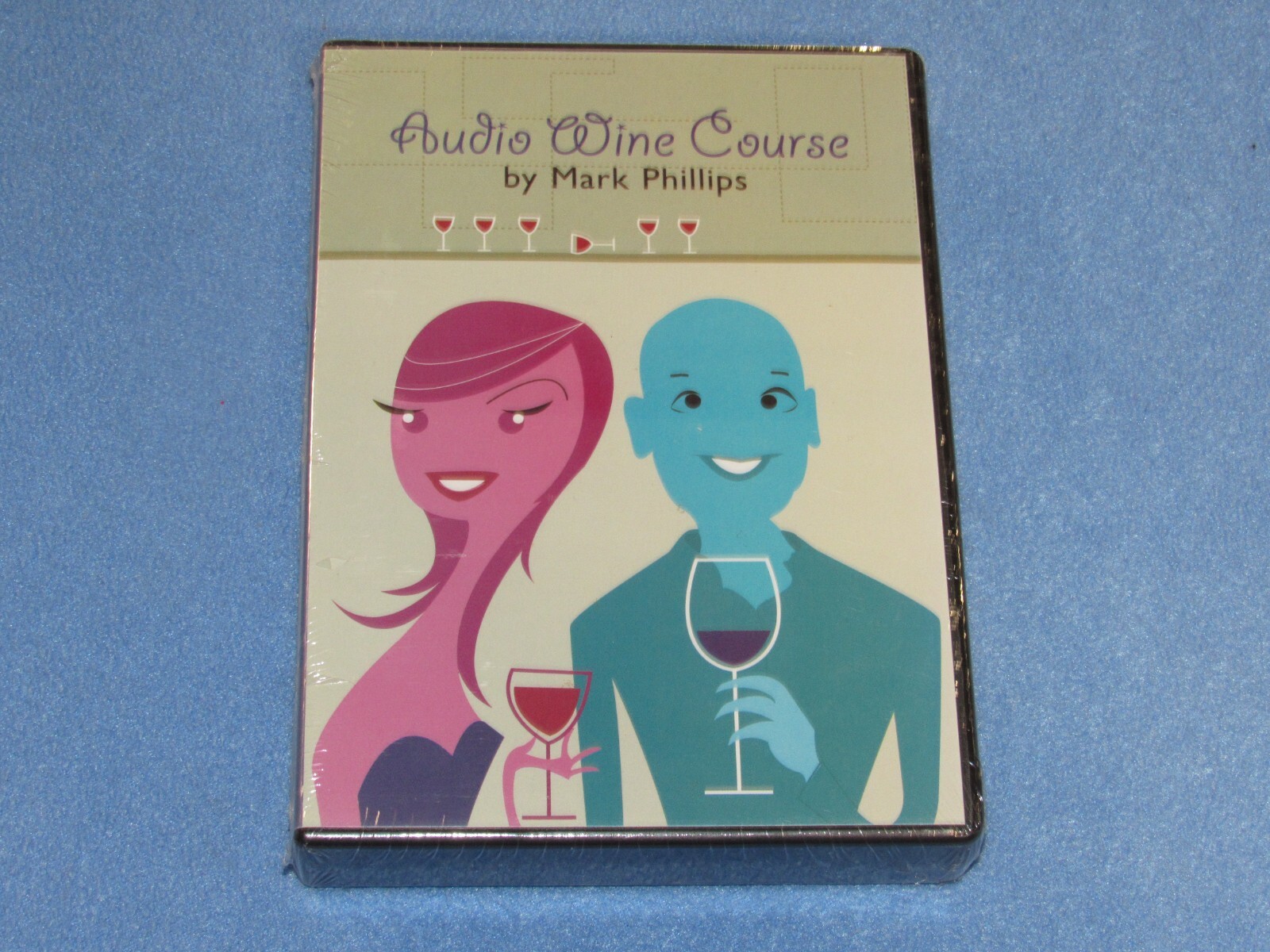 AUDIO WINE COURSE by Mark Phillips (CD, 8-Disc Set) ***BRAND NEW*** APT