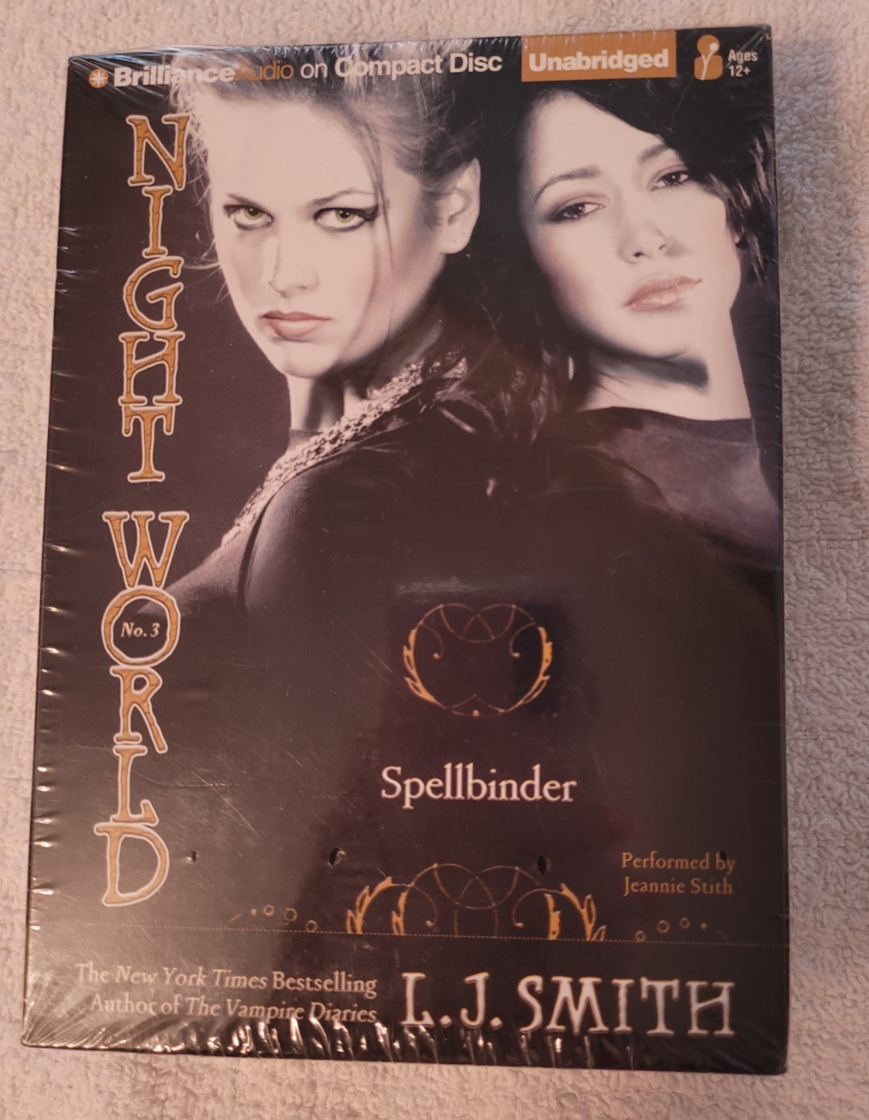 NIGHT WORLD #3 — SPELLBIND -L.J. Smith — UNBRIDGED, SEALED — FREE SHIPPING