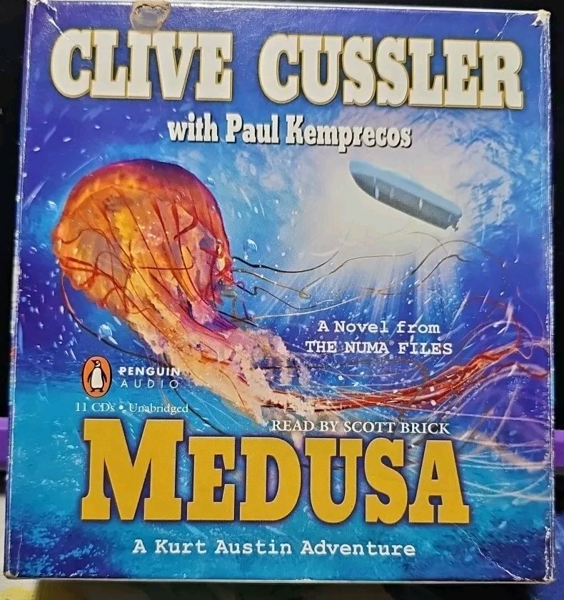 MEDUSA -The Numa Files-Audiobook CDs by Clive Cussler & Paul Kemprecos