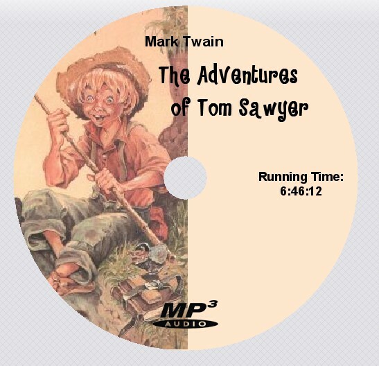 THE ADVENTURES OF TOM SAWYER, Mark Twain, Samuel Clemens, Audio Book MP3 CD