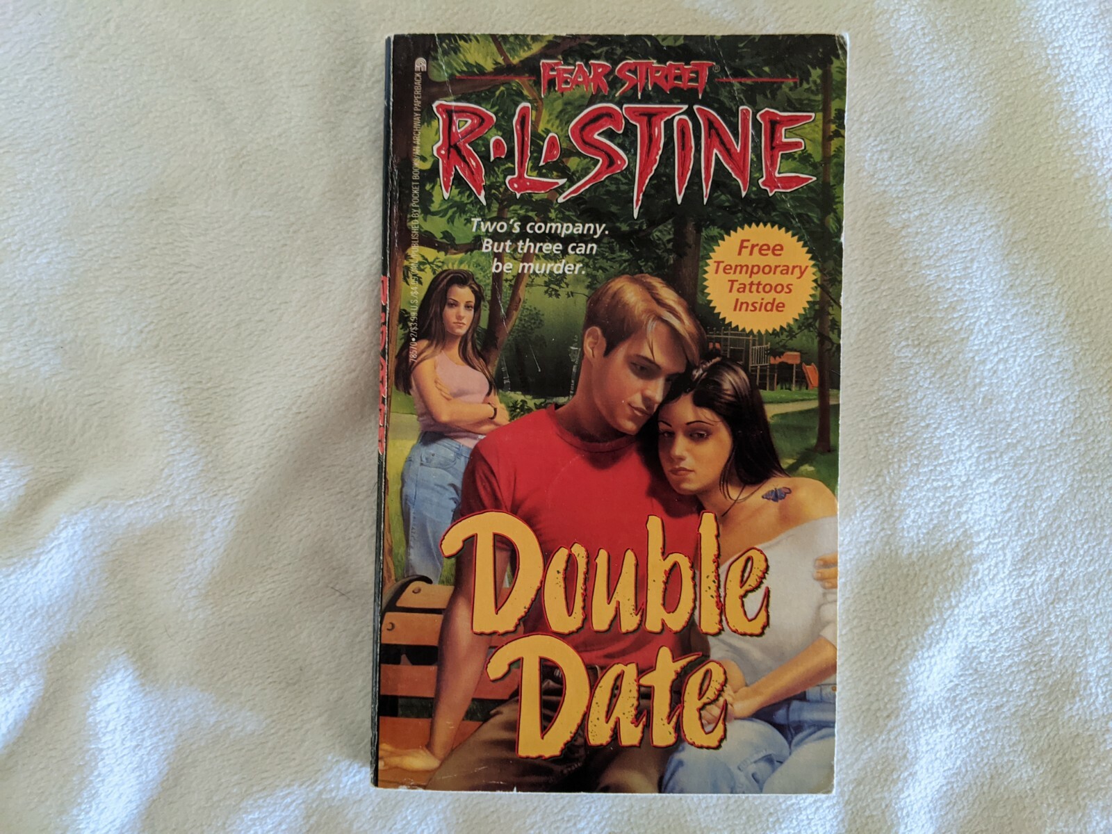 R.L. Stine Vtg Fear Street Book Double Date 1994 1st Edition YA Horror Good Copy
