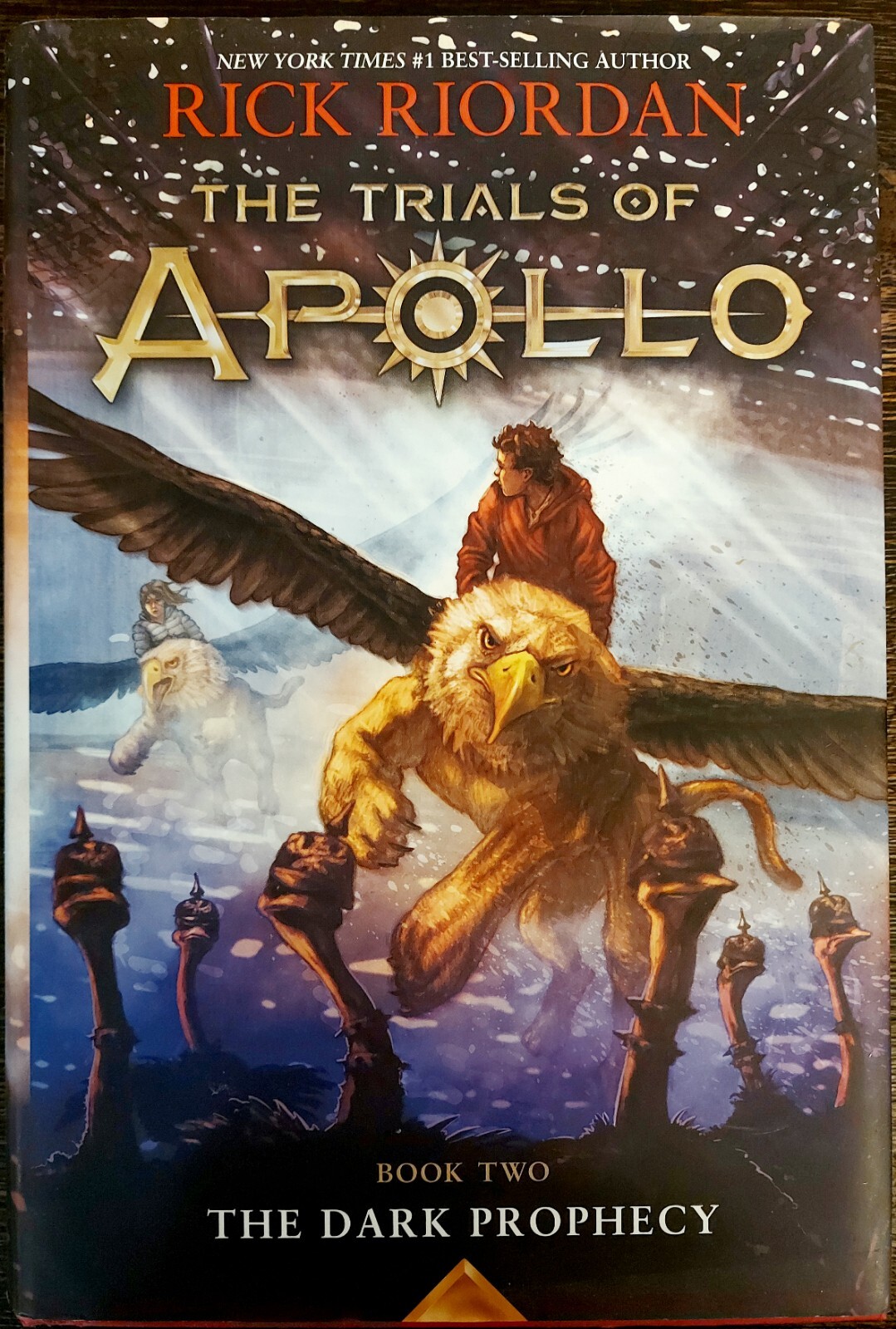 Trials of Apollo by R. Riordan- the Book 2 the Dark Prophecy; hardcover~like new