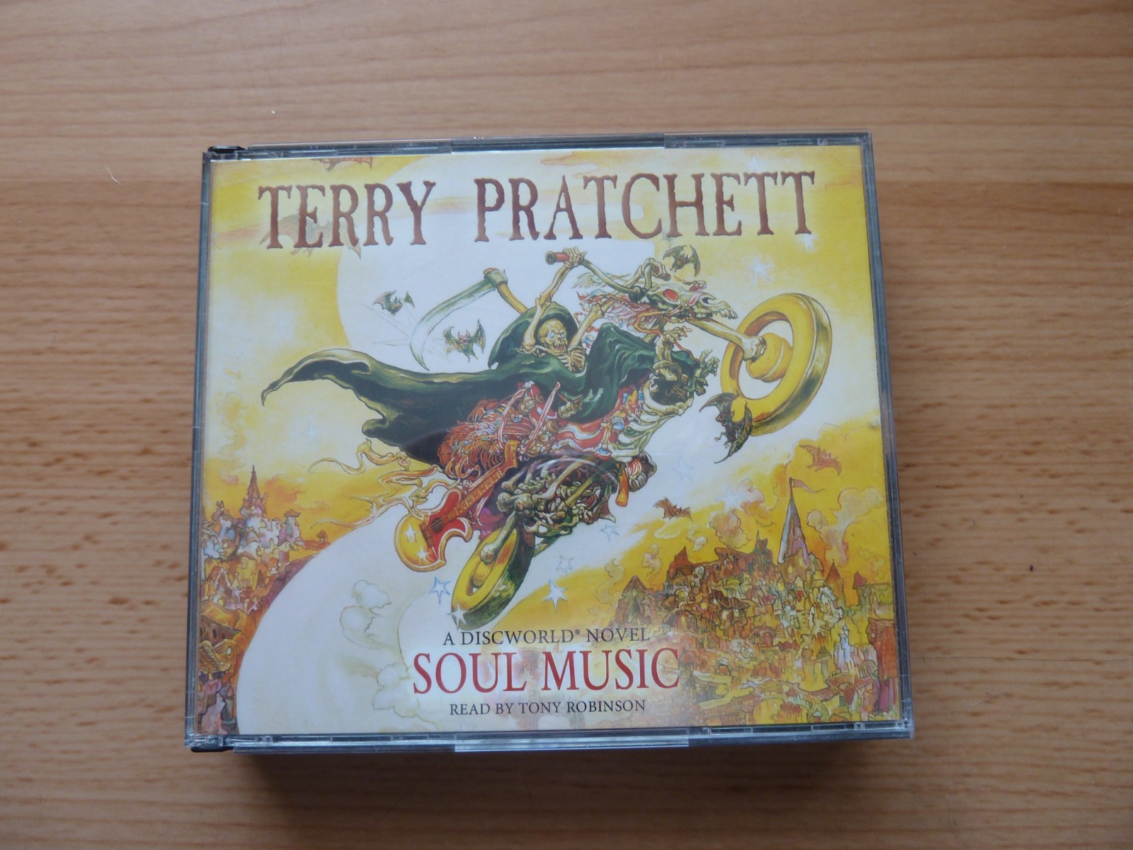 TERRY PRATCHETT — SOUL MUSIC — READ BY TONY ROBINSON — 3CD SET AUDIO BOOK