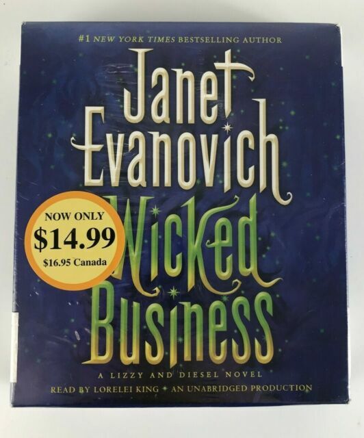 Wicked Business: A Lizzy and Diesel Novel by Janet Evanovich NIB — Great Gift!