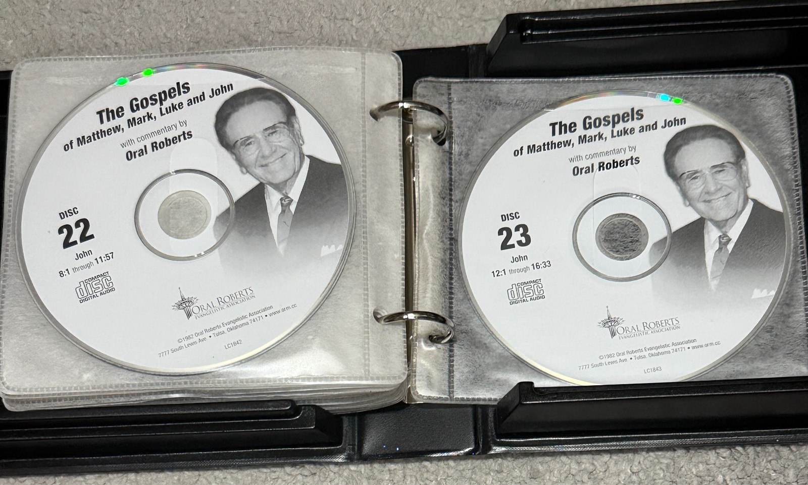 The Gospels Of Matthew Mark Luke & John Oral Roberts 24 CDs