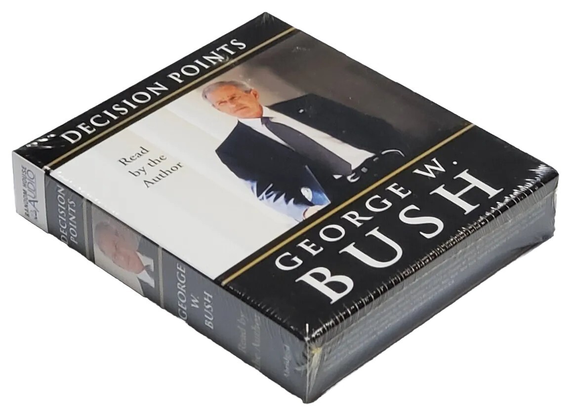 Decision Points — Audio CD by George W. Bush Listening & Learning Political NEW
