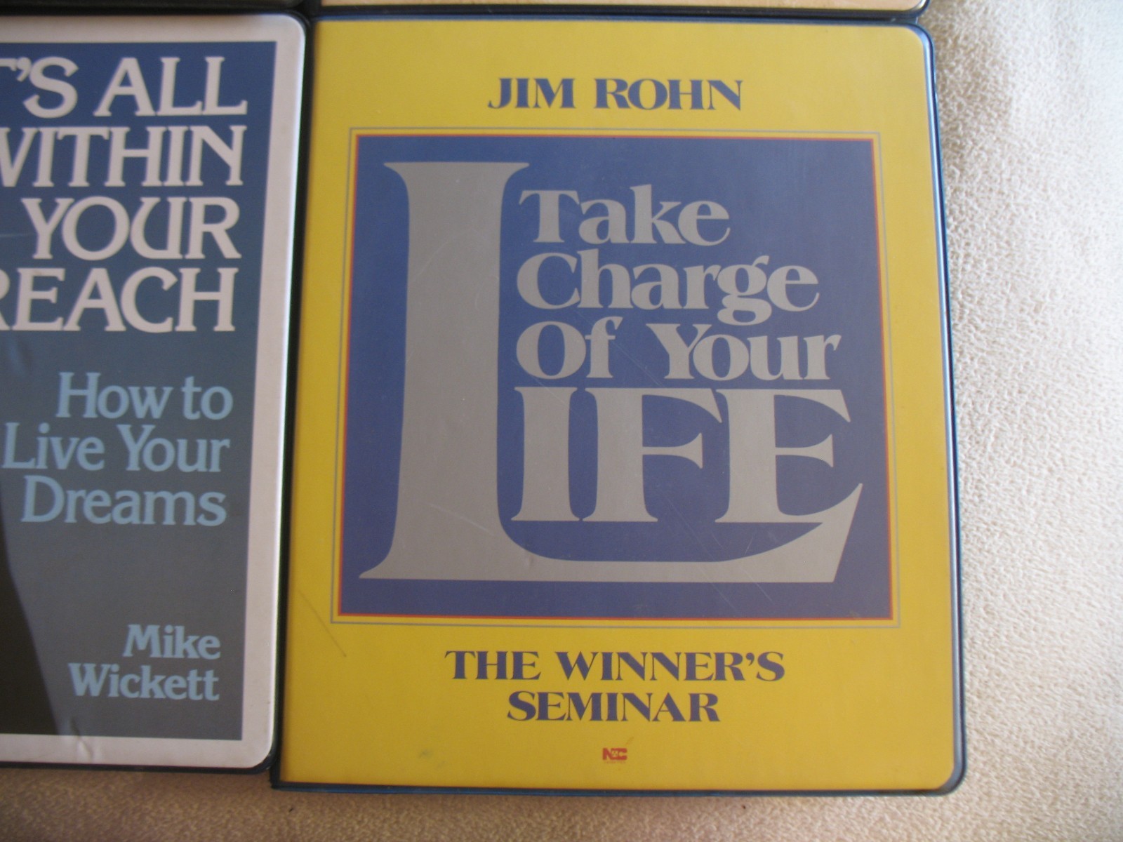Goals Self Discipline Motivation Achievement Cassette Audiobook Lot Brian Tracy