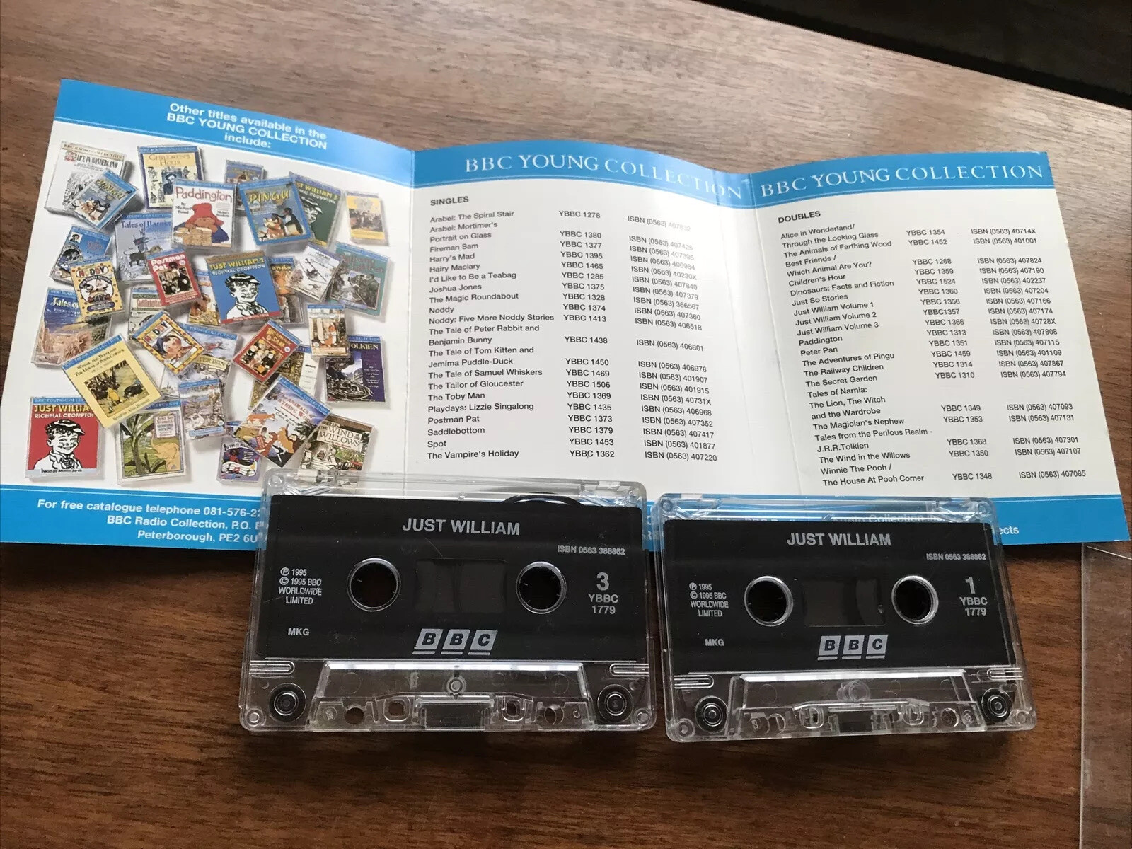 BBC Double Cassette Story — Richmal Crompton Just William read by Martin Jarvis