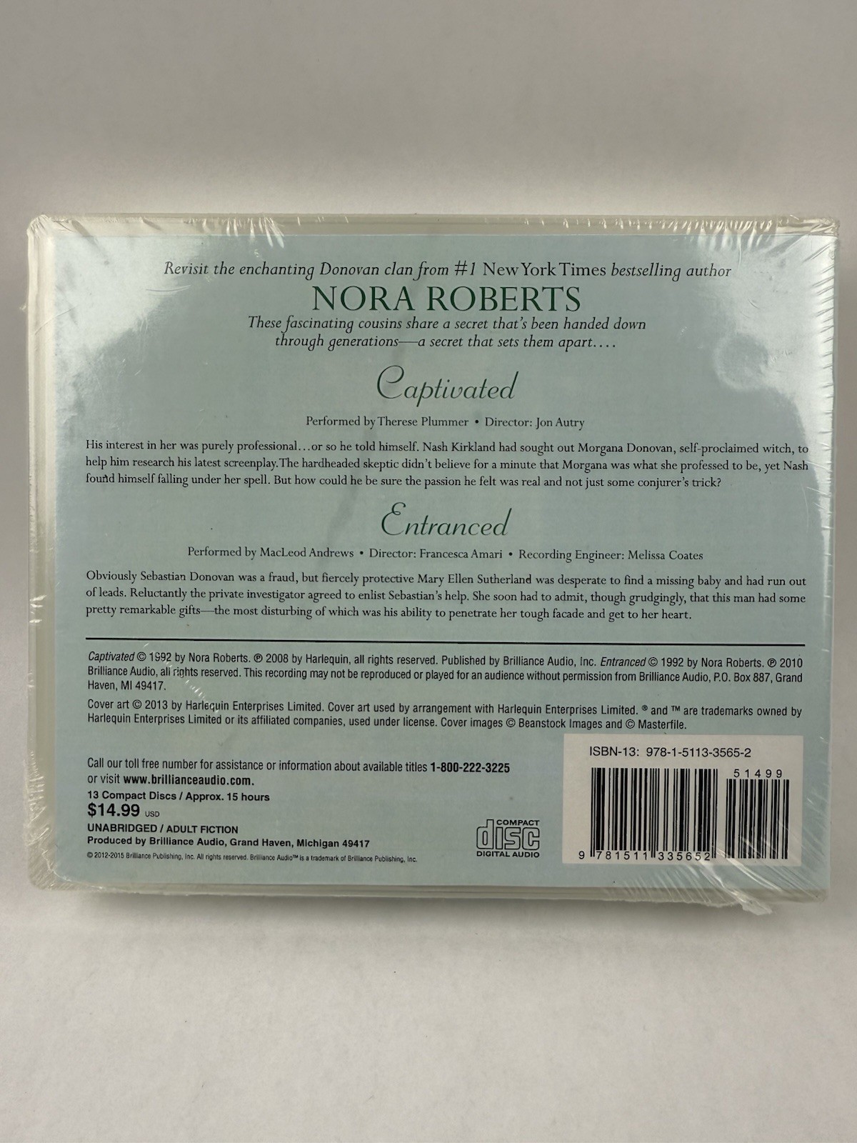 Captivated & Entranced: Captivated & Entranced Unabridged 15 Hours 13 Discs New