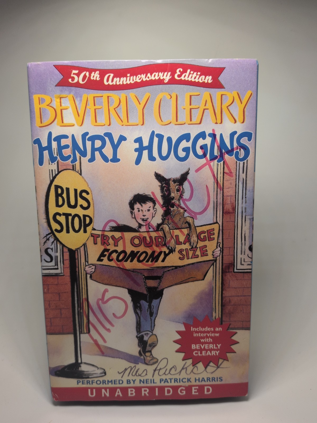 Henry Huggins by Beverly Cleary (2001, Unabridged Audiobook Cassette) B664
