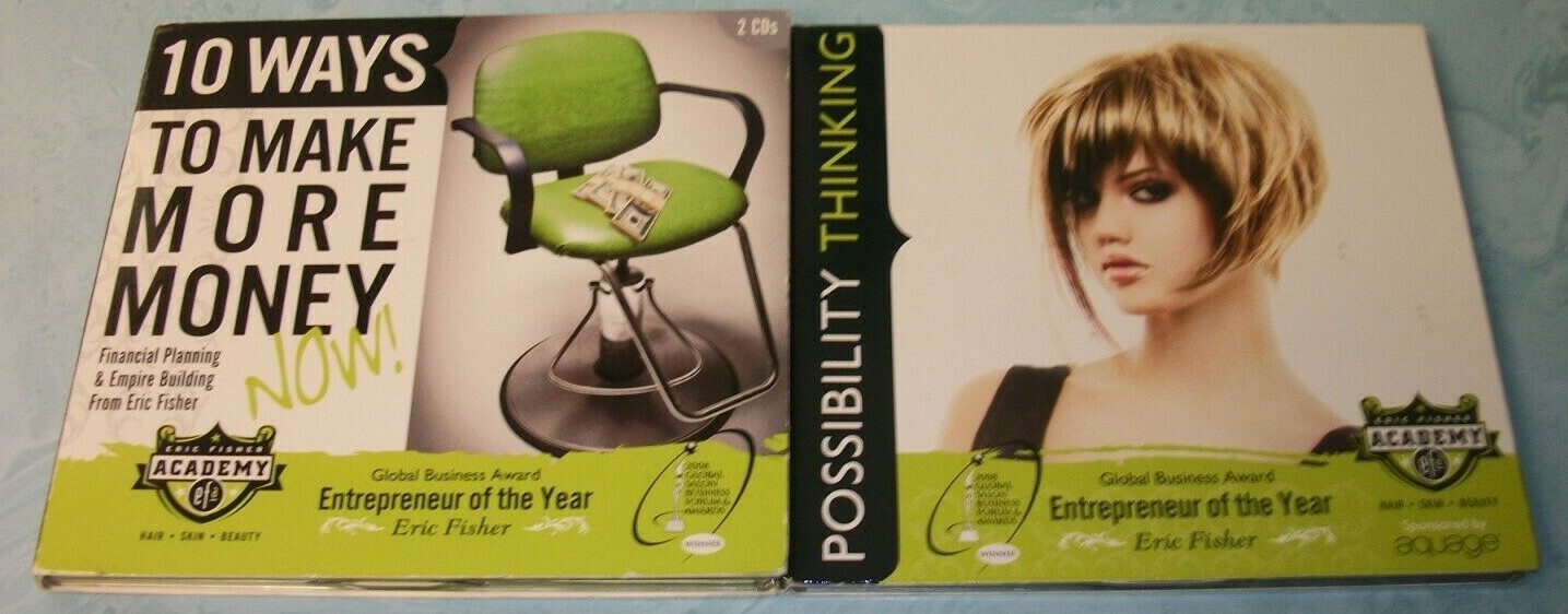 Eric Fisher 2 Titles Lot: 10 Ways To Make Money Now — Possibility Thinking (CDs)