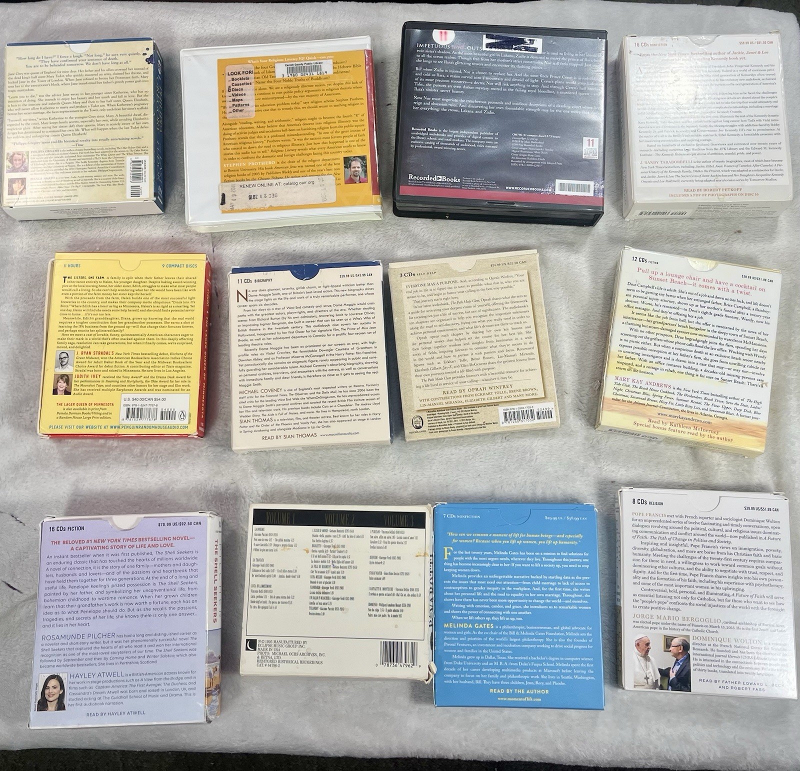 Mixed Lot of Books on Compact Discs 12 Total
