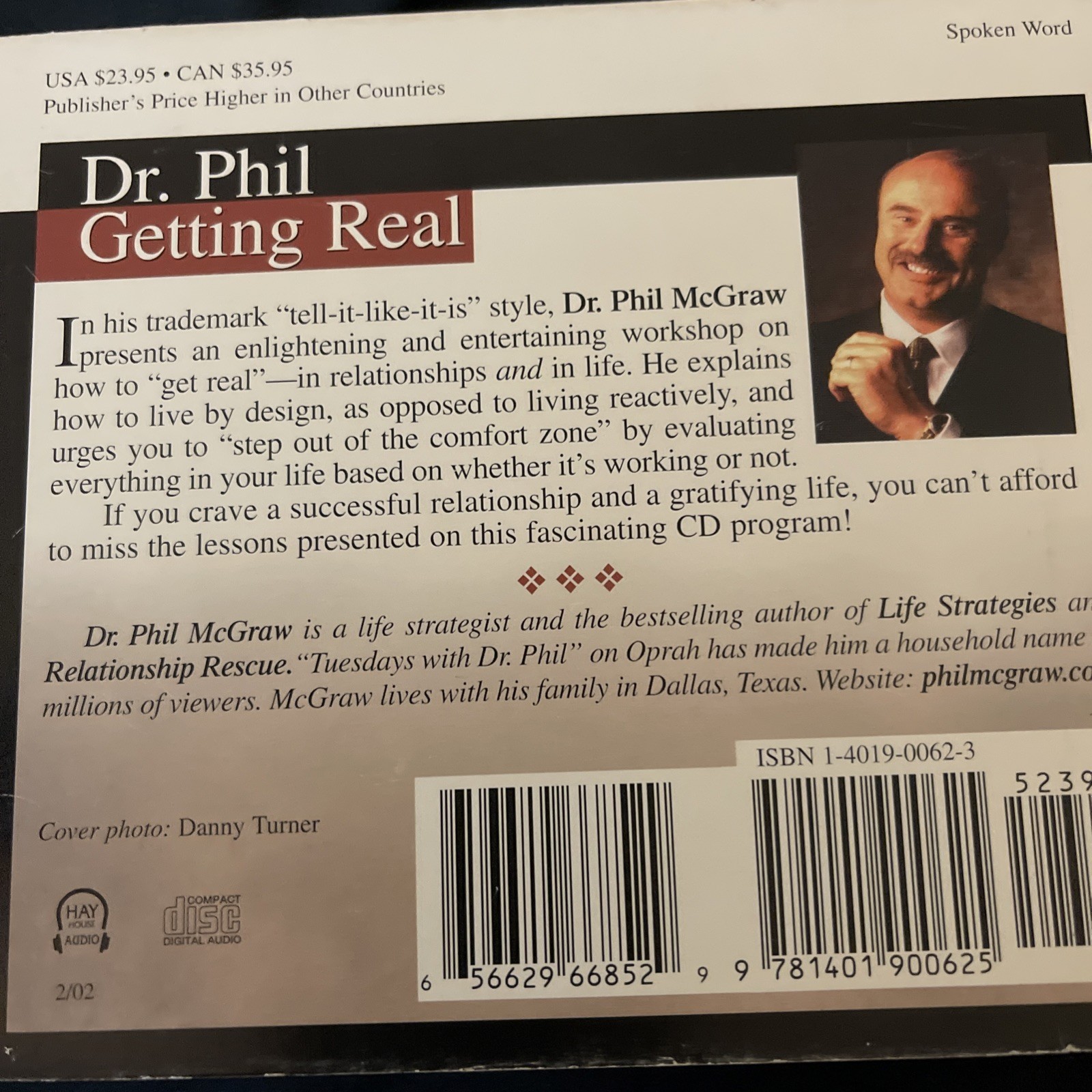 Dr. Phil Getting Real : Lessons in Life, Marriage, and Family, 4 CD Sets