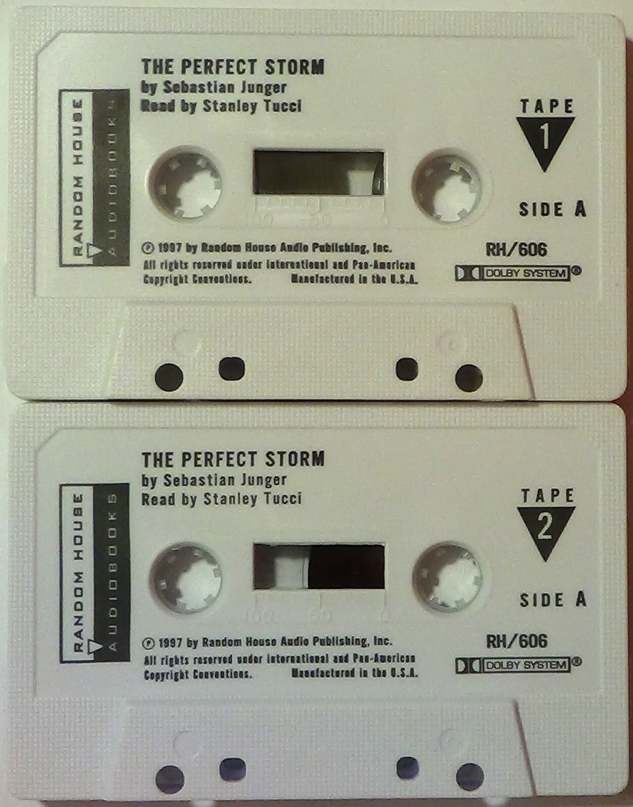 The Perfect Storm by Sebastian Junger ~ Audio Book Read by Stanley Tucci 1997