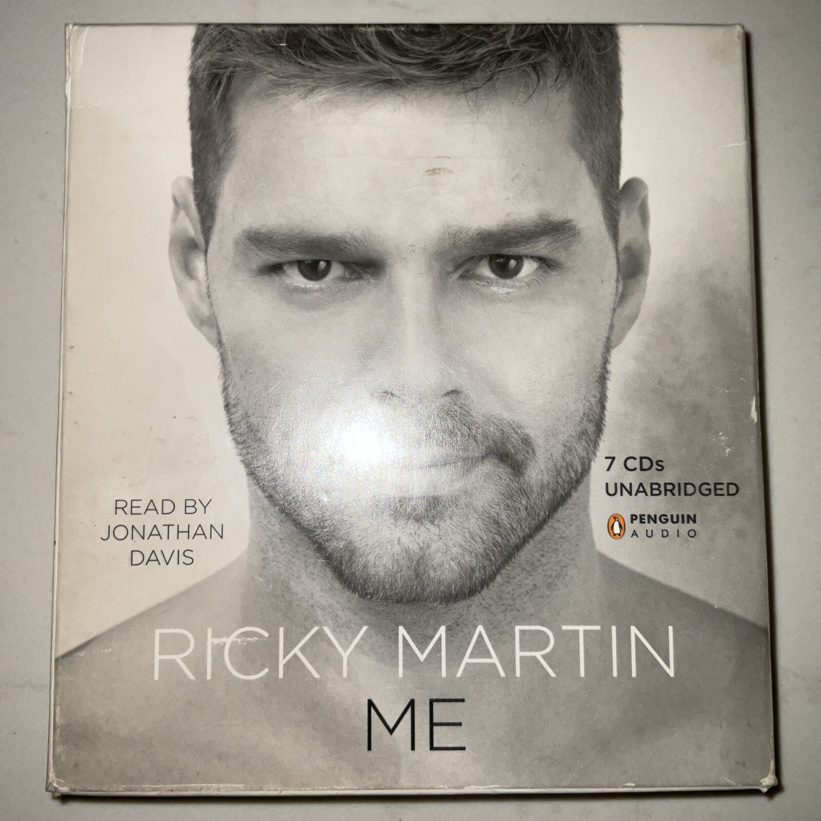 Ricky Martin — Me 7 Audio Disc CD’s Read By Jonathan Davis 2010 Book On Cd