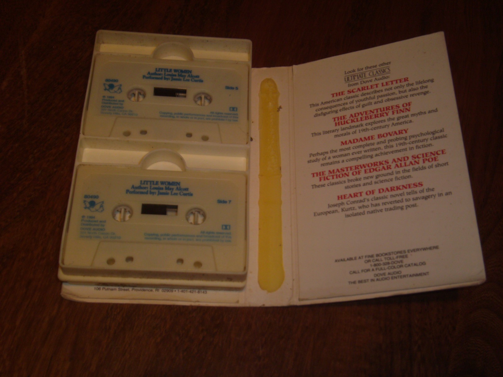 Jamie Lee Curtis performs Little Women by Louisa May Alcott Audiobook cassettes