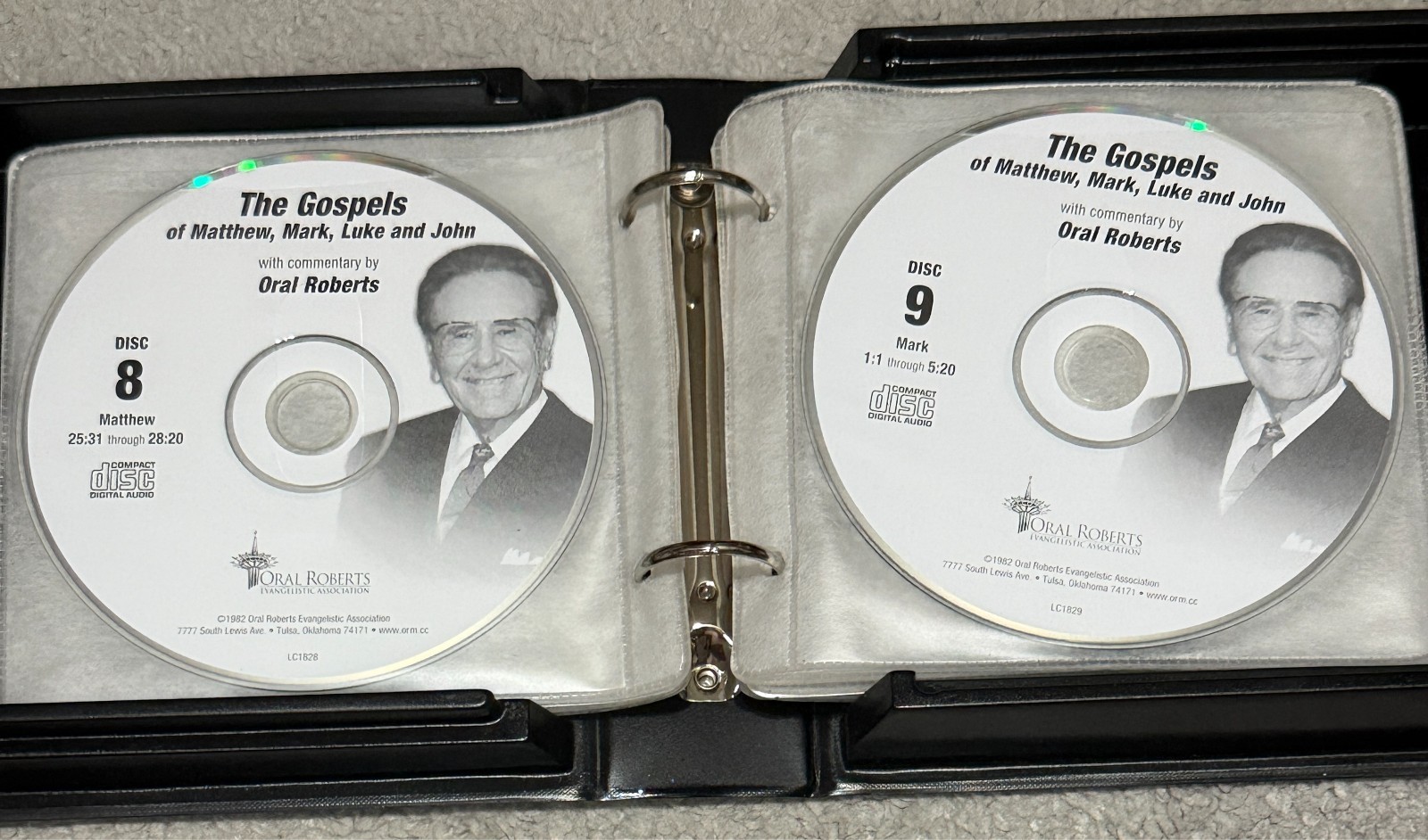 The Gospels Of Matthew Mark Luke & John Oral Roberts 24 CDs