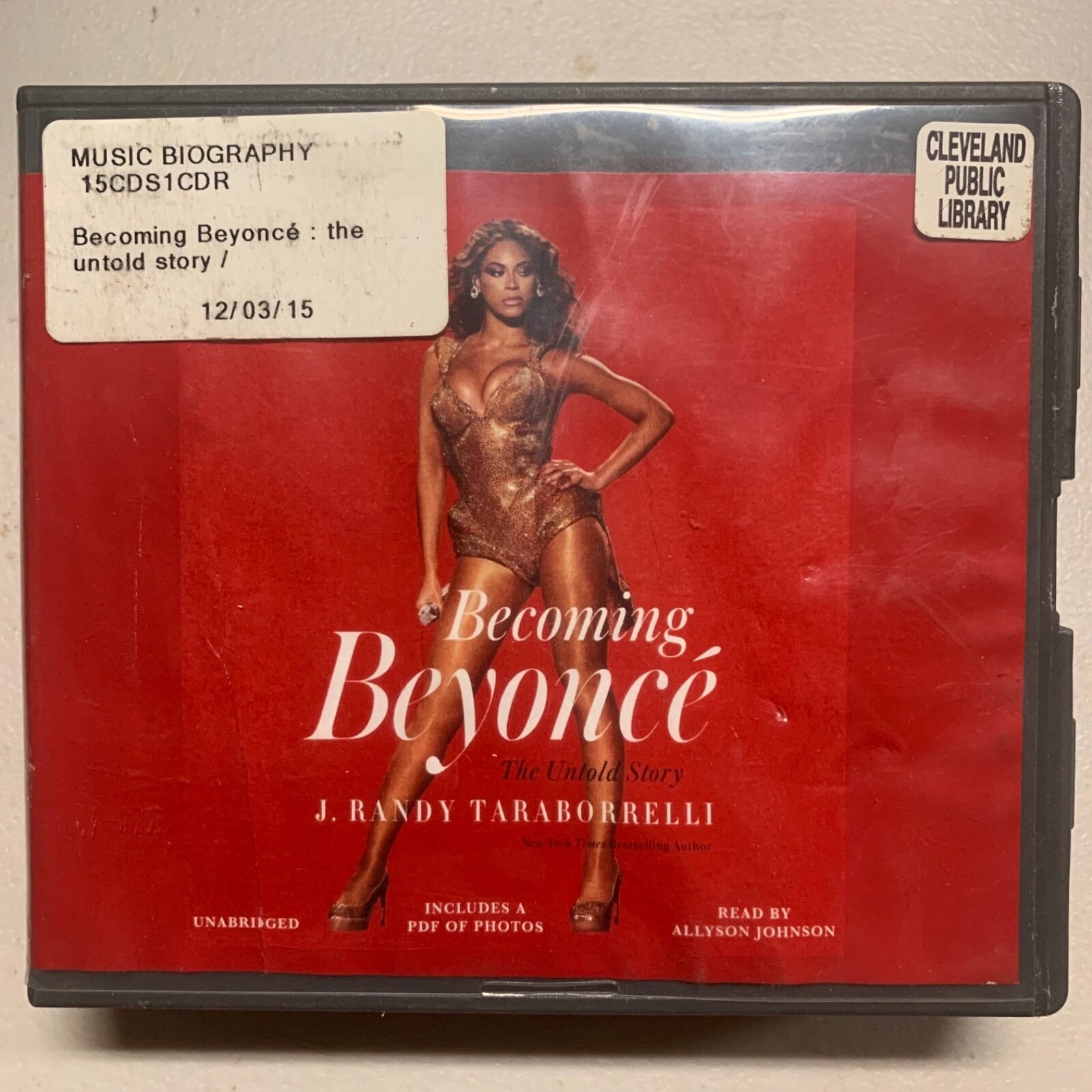 Audiobook Shelf62D~ Becoming Beyoncé J. Randy Taraborrelli Unabridged