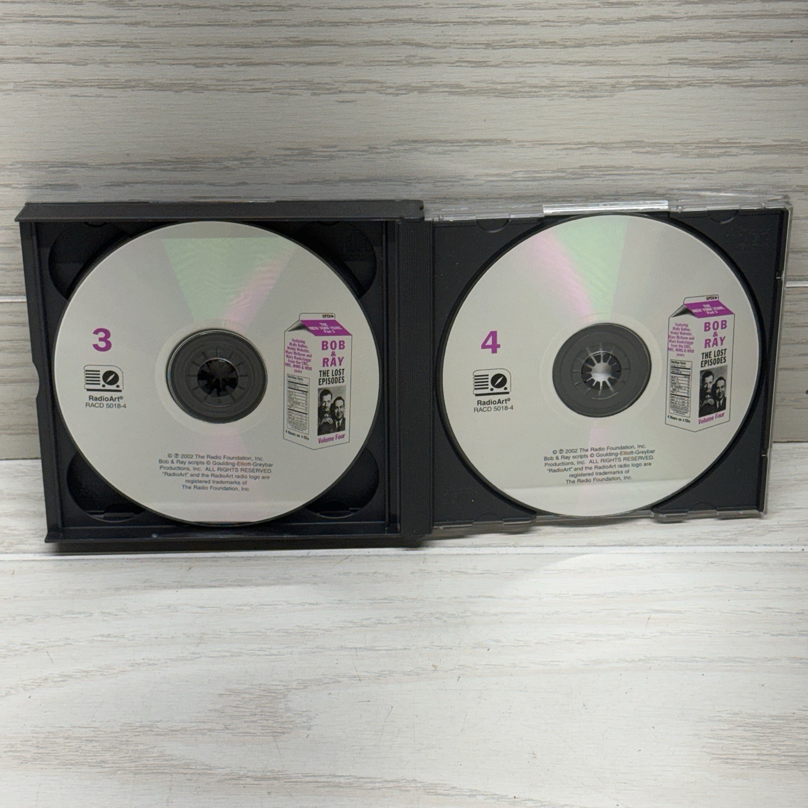 Bob & Ray Lost Episodes Vol Four New York Years Pt 3 (CD 4-disc set, 2002) RARE