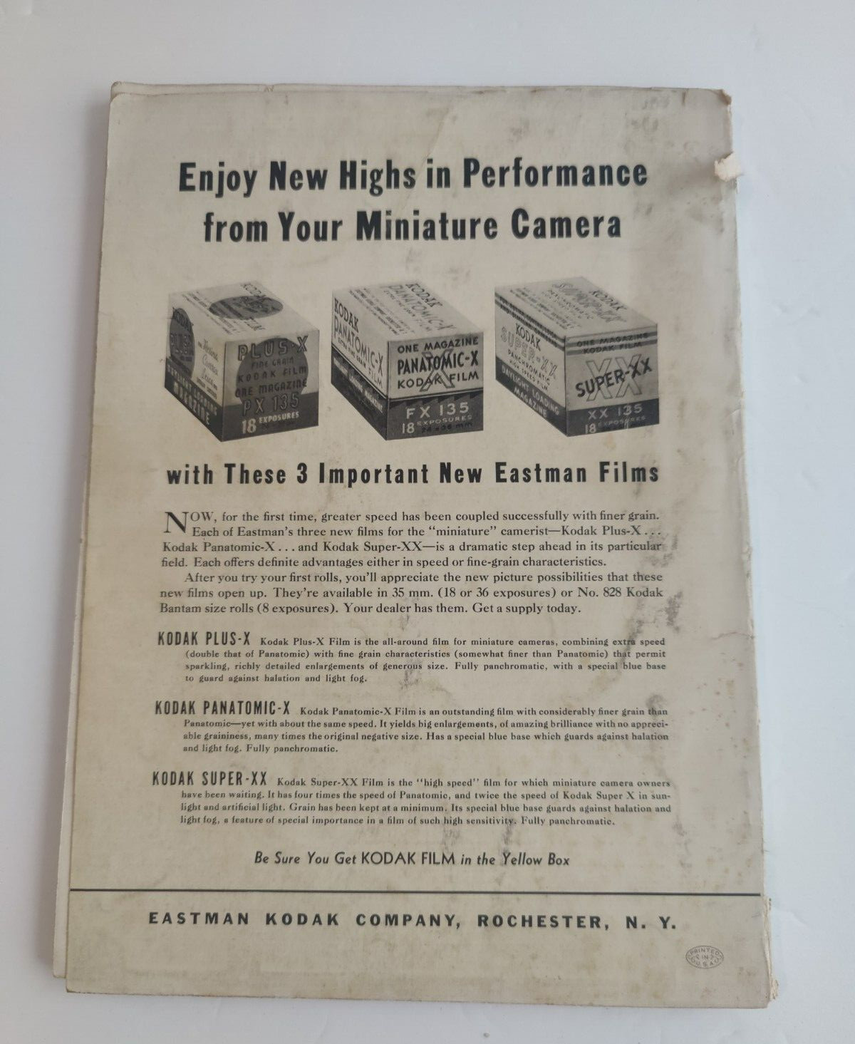 The Camera — Photographic Journal of America — October 1938 — Vintage