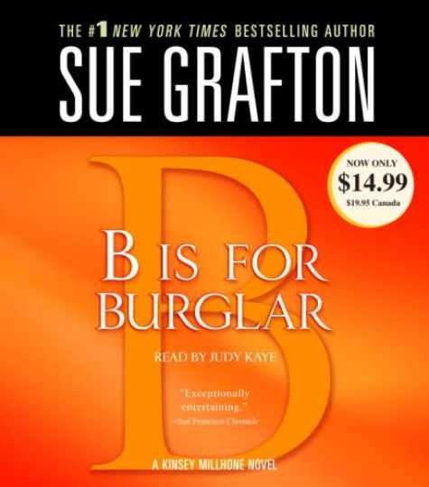 B Is For Burglar (A Kinsey Millhone — Audio CD, by Grafton Sue — Acceptable