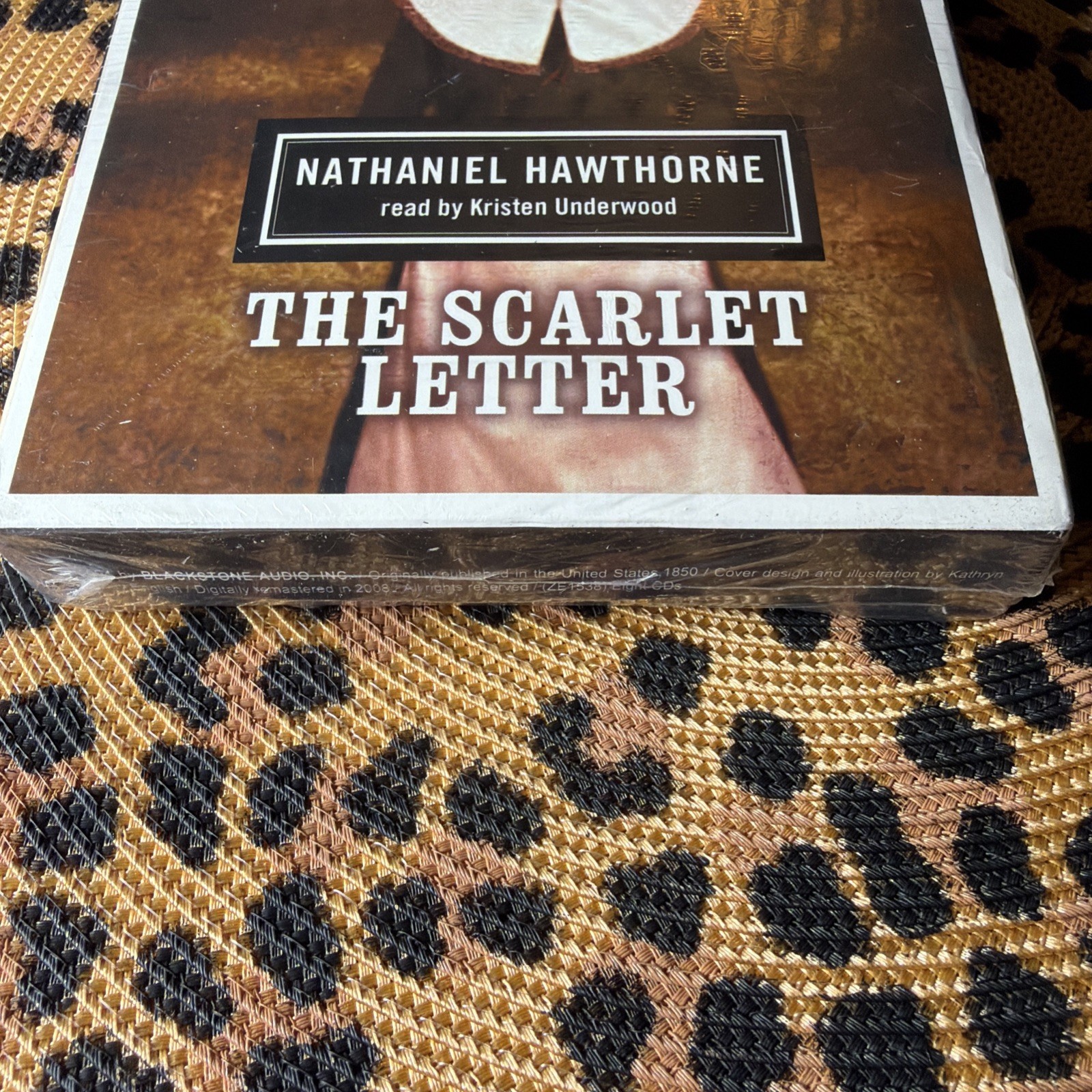Shelf217 Audiobook~The scarlet letter- Nathaniel Hawthorne- unabridged- 8 cds