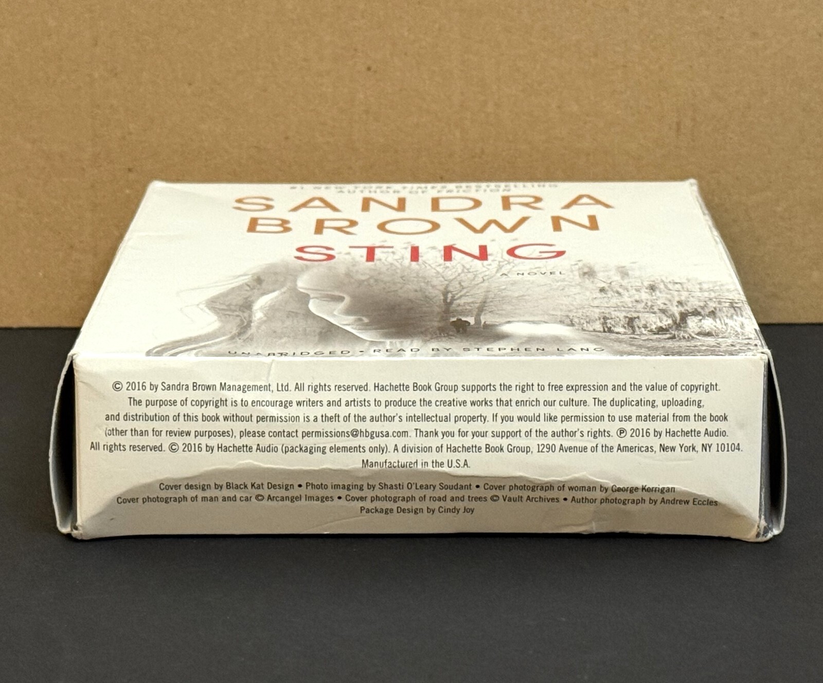 Sandra Brown STING Audiobook CD UNABRIDGED 10 Compact Discs Audio Book